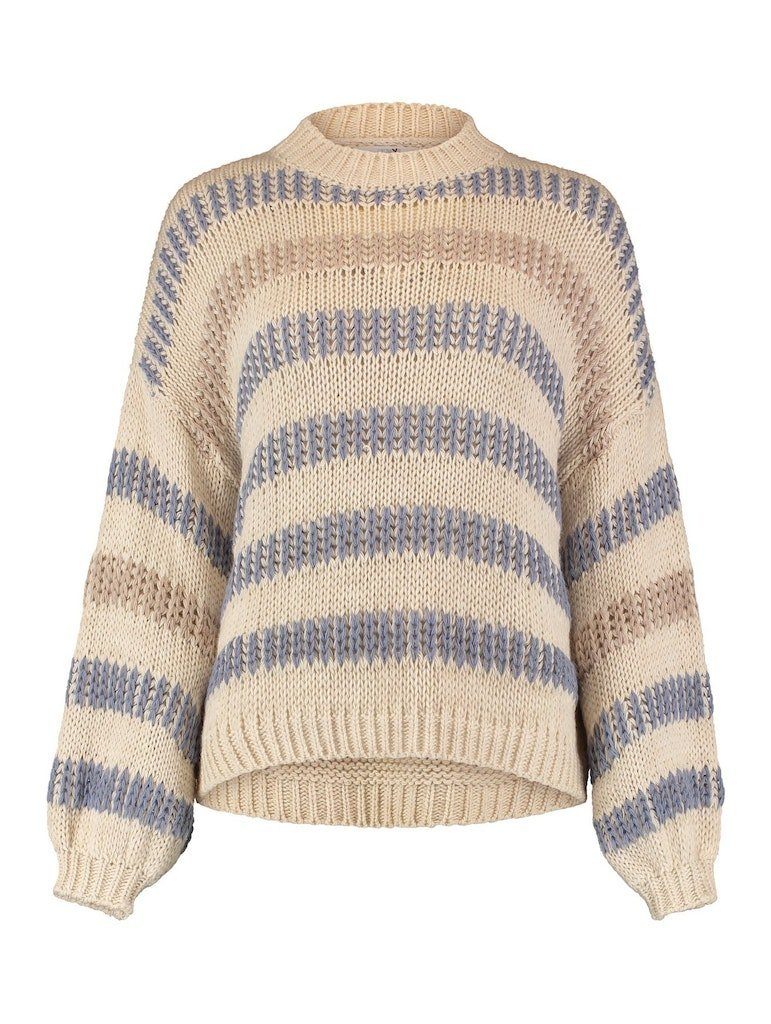 Strickpullover Hailys Strickpullover Jo44sie beige/denim
