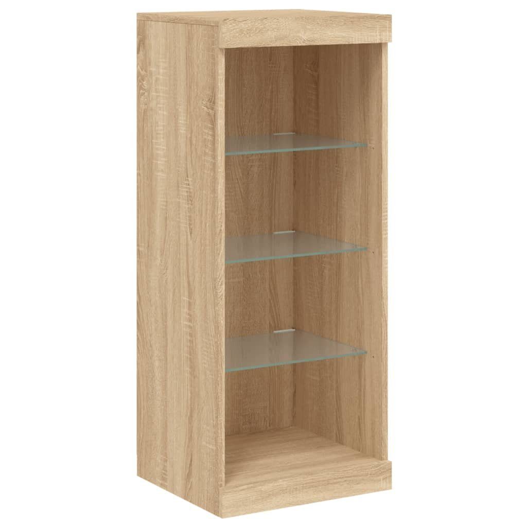 vidaXL Sideboard Sideboard mit LED-Leuchten Sonoma-Eiche 41x37x100 cm (1 St)