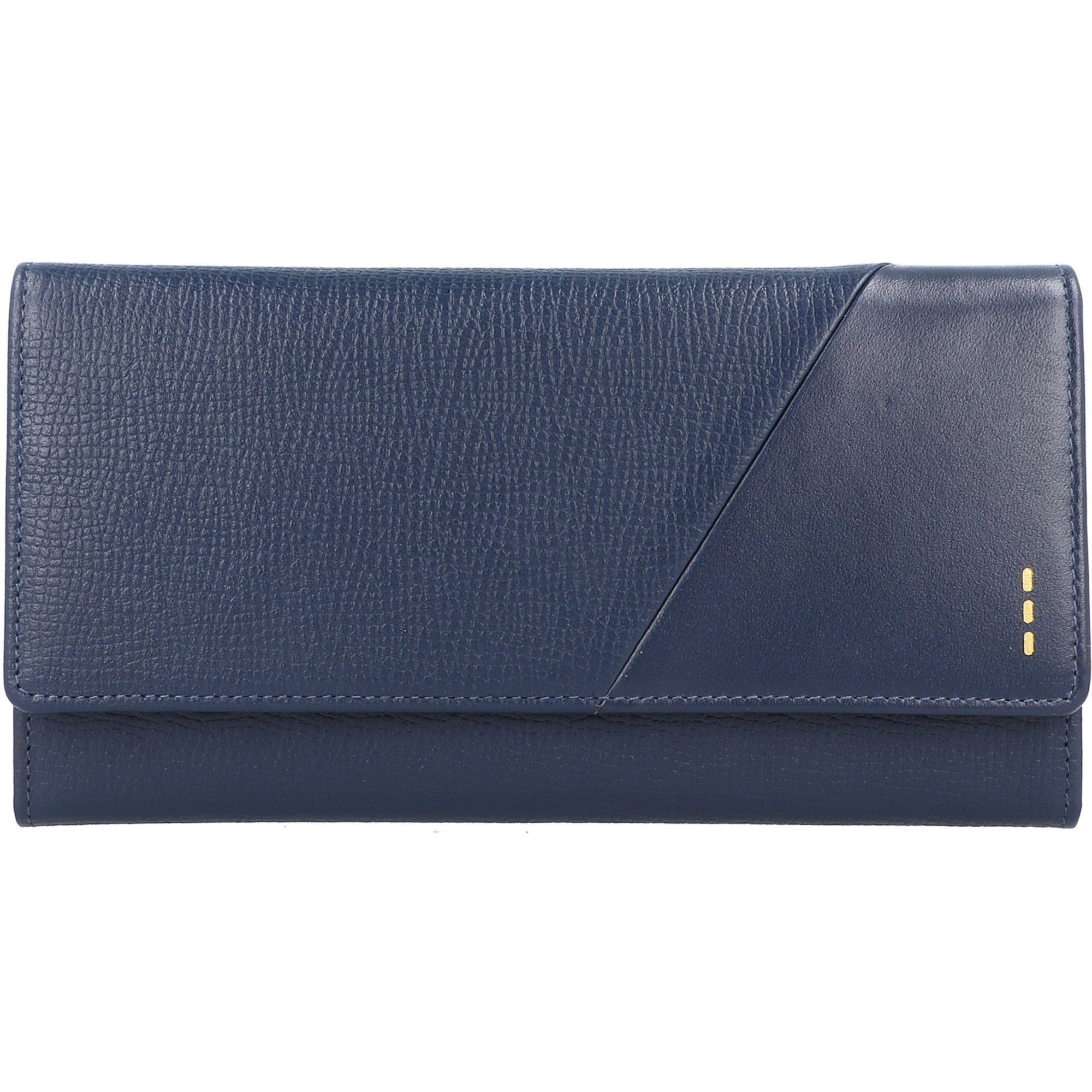 Leder Geldbörse RONCATO Milano, navy