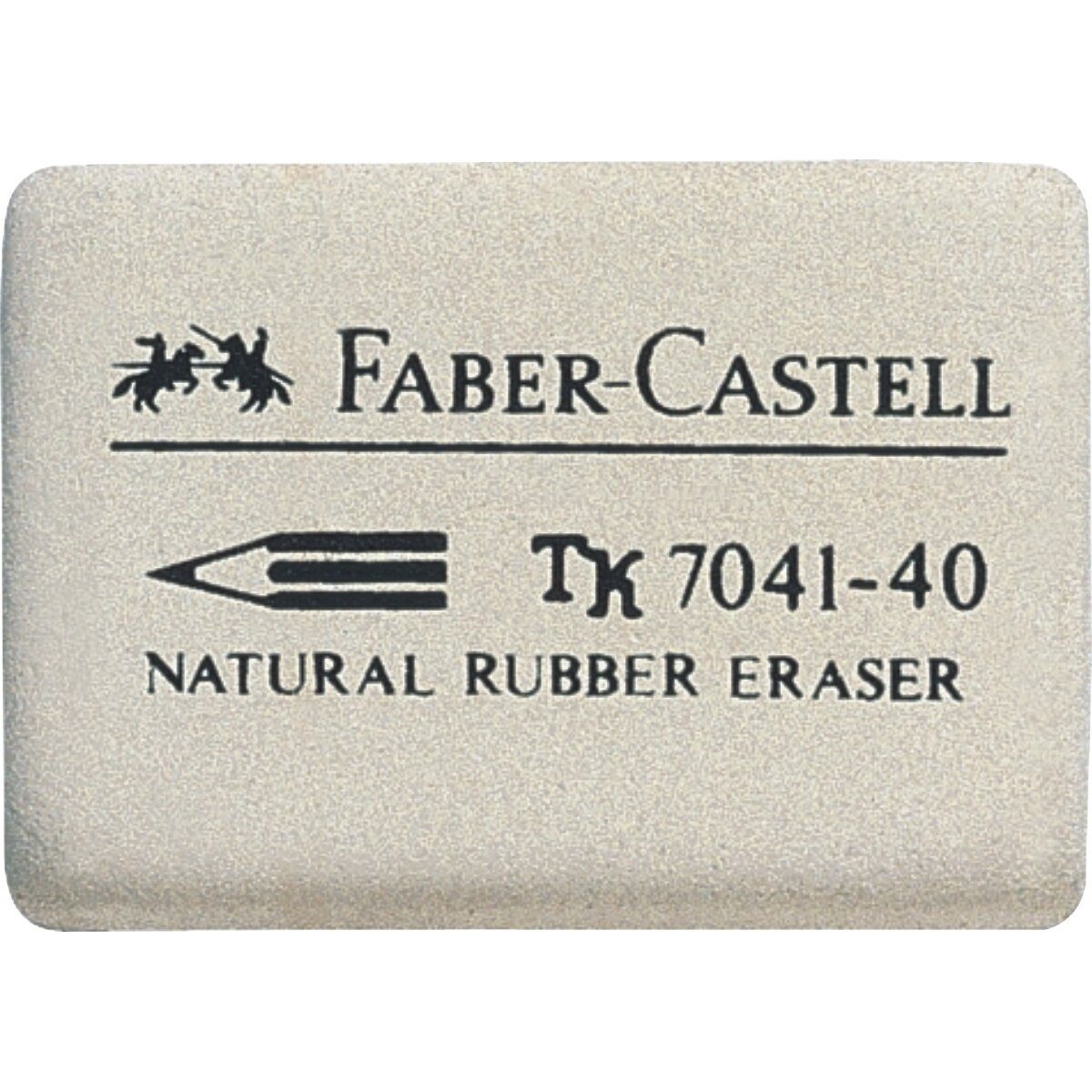 Faber-Castell Radiergummi Radiergummi Blei+Farbstifte 24x7x36mm weiß