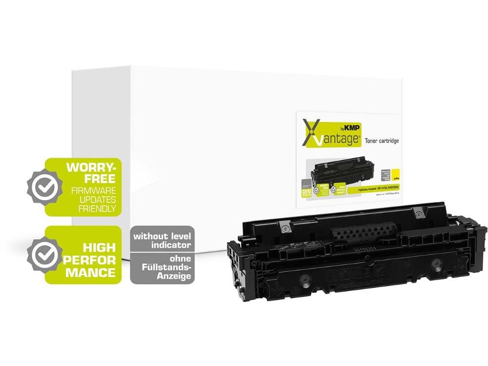 KMP Tonerpatrone KMP Druckkassette ersetzt hp W2032A, Nr. 415A gelb