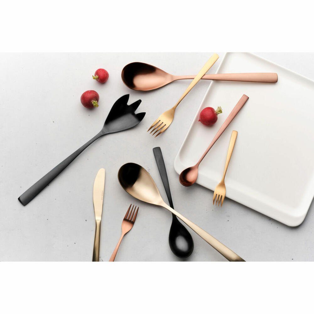 comas Besteck-Set Barcelona Black 24-tlg. (24-tlg), 6 Personen, Edelstahl