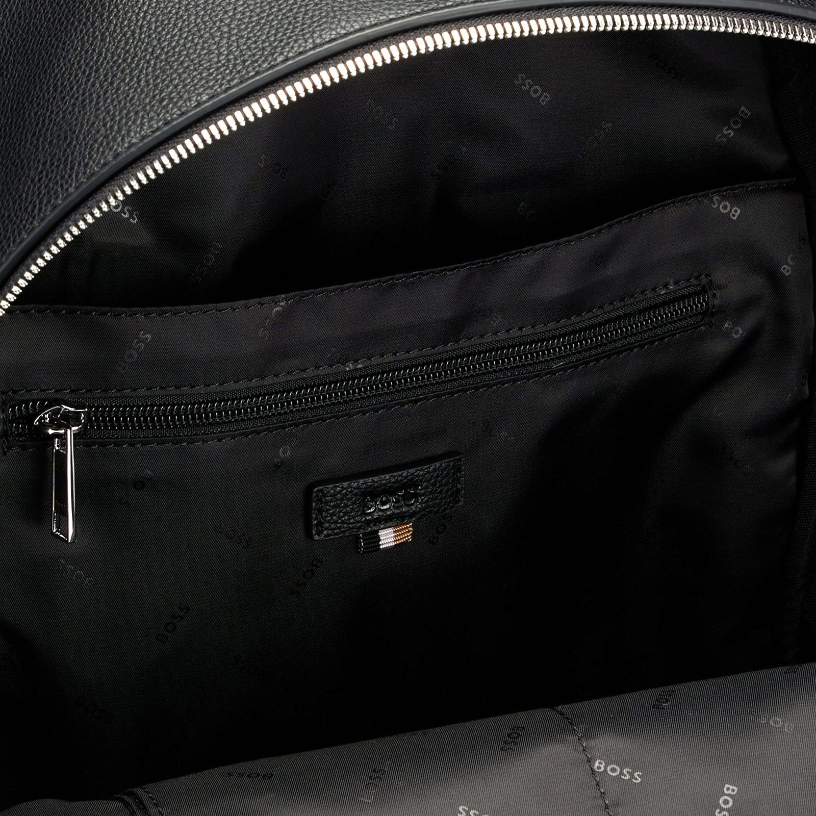 BOSS Rucksack Ray Backpack, mit BOSS-Logo auf der Vordertasche
