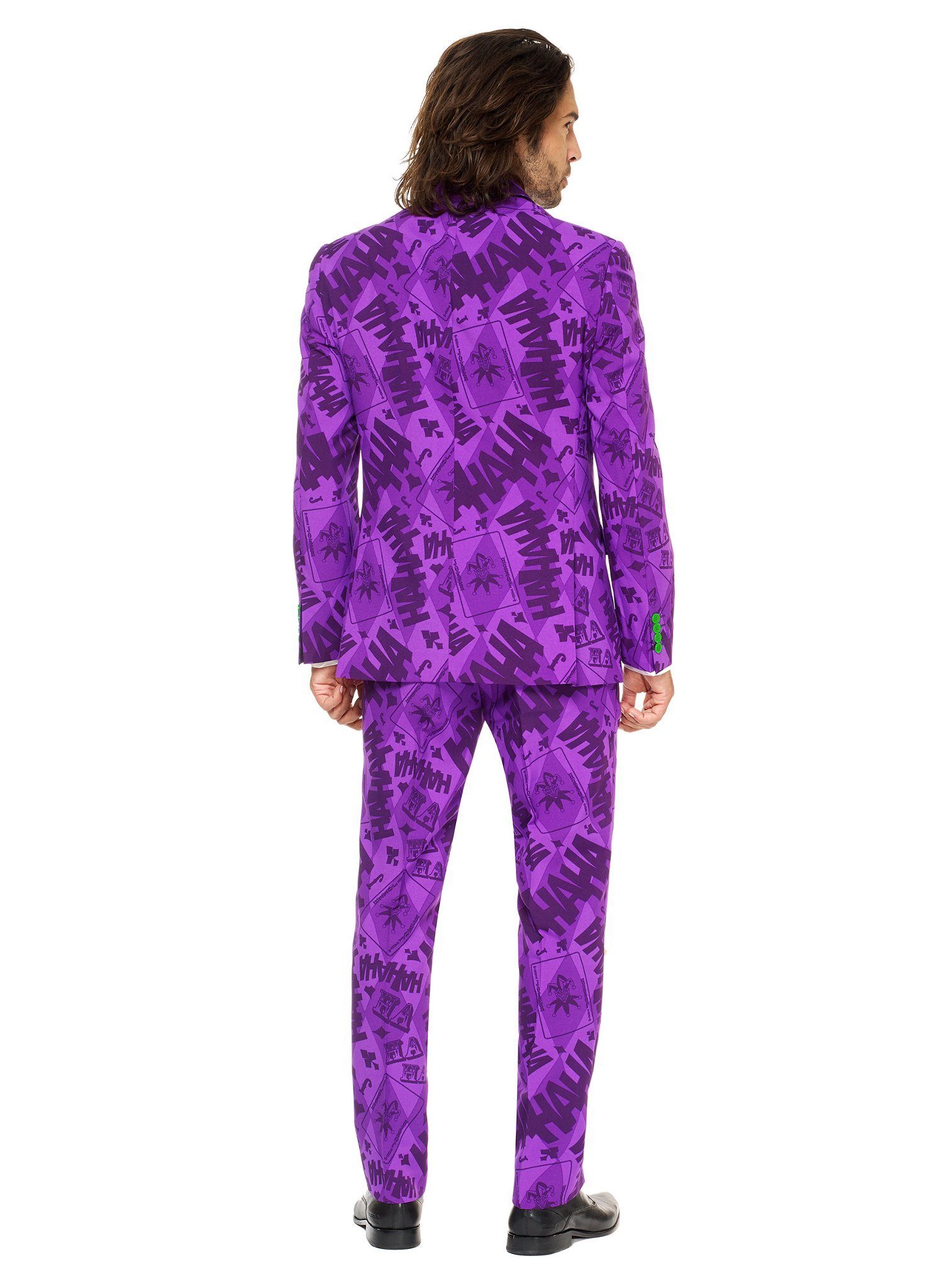 Opposuits Partyanzug The Joker Kostüm Anzug - für Karneval Halloween, Why so serious? Zeig Deine crazy Seite mit diesem Herrenanzug!