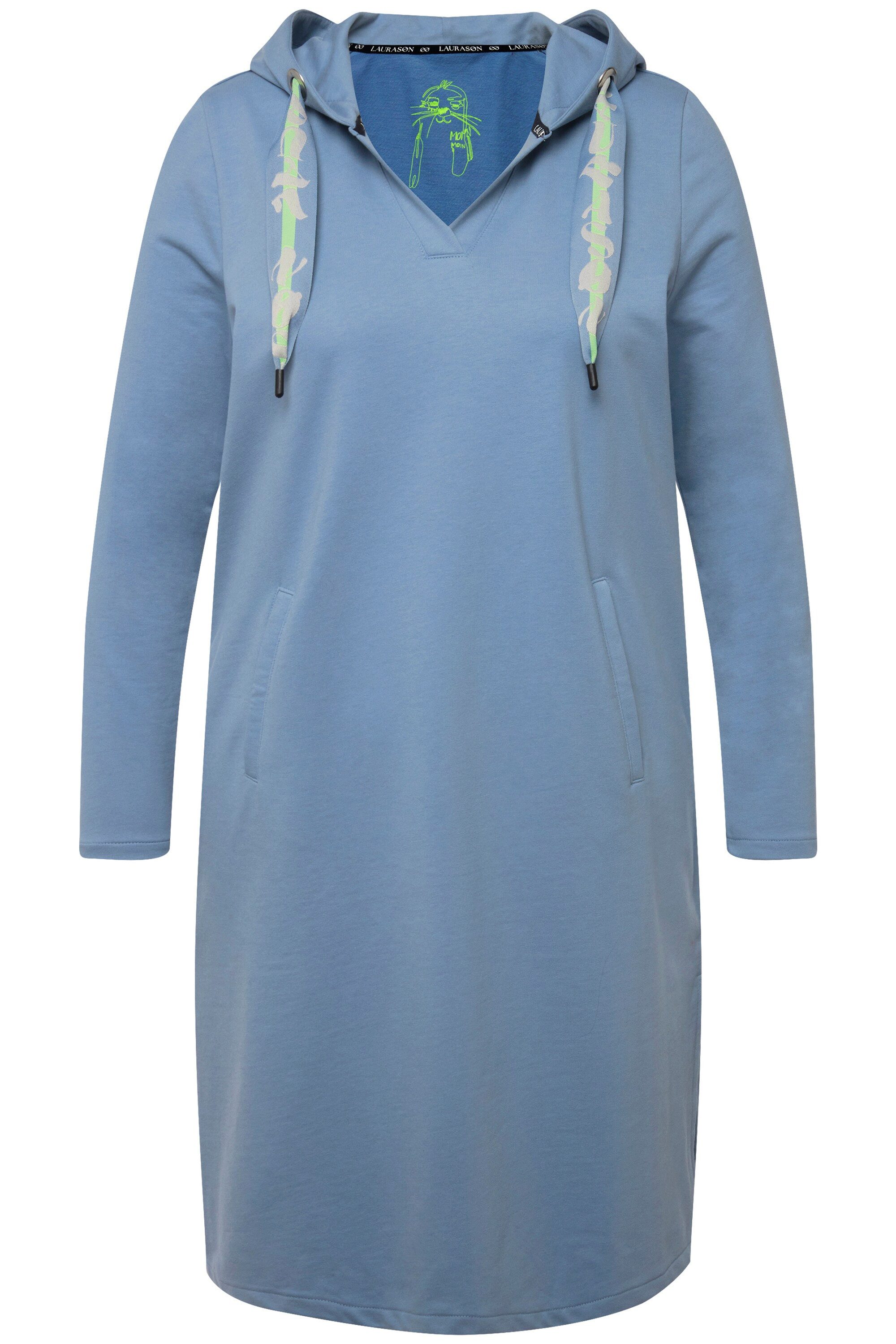 Laurasøn Midikleid Sweatkleid Kapuze OEKO-TEX günstig online kaufen