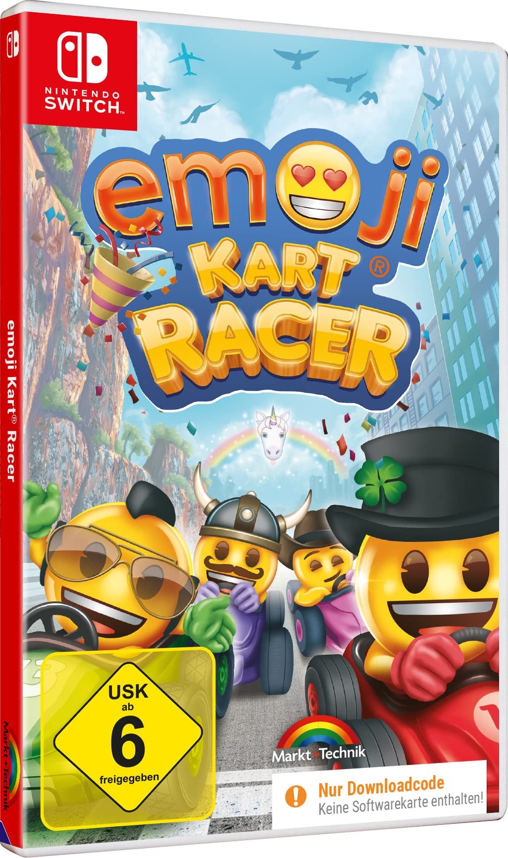 emoji Kart Racer - Familien Rennspiel - Code in a Box (Code in a Box), Nintendo Switch