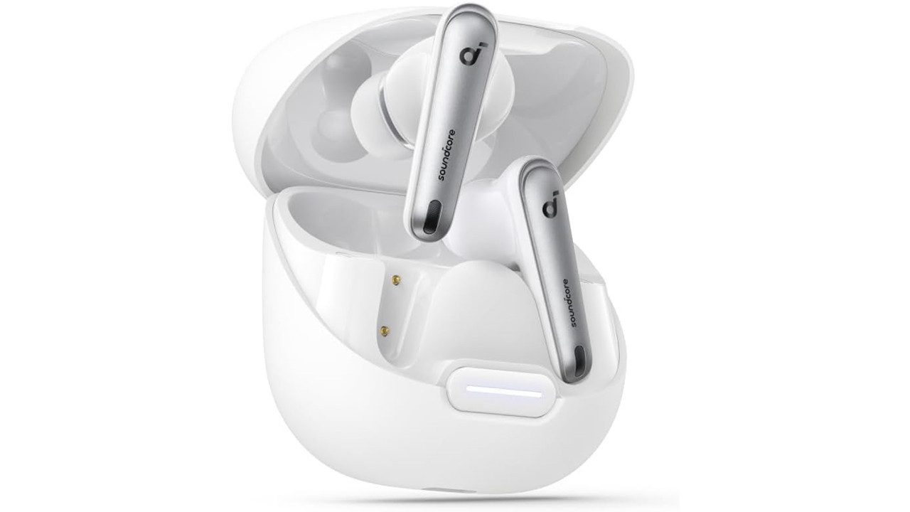 SoundCore Liberty 4 NC In-Ear-Kopfhörer (Adaptive ANC 2.0, individuelles Ambiente, erweiterte Akkuleistung, Klare Anrufqualität, IPX4 Wasserschutzklasse, Google, Siri, Bluetooth, Noise Cancelling, Hi-Res Sound, 50H Wiedergabe, mit Geräuschunterdrückung)