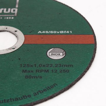 Fritz Krug Trennscheiben 1000 Stück Trennscheibe Inox C 125x1.0 mm