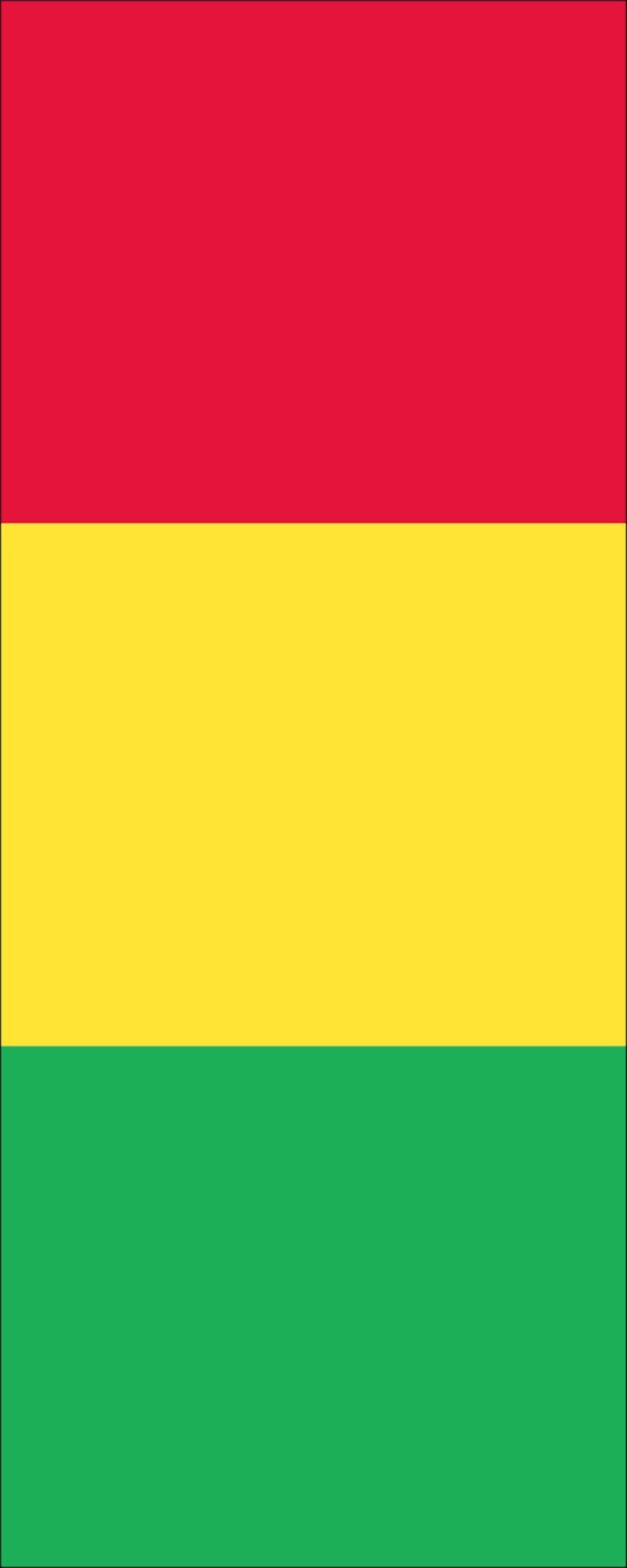 Guinea Flagge Hochformat g/m² flaggenmeer 160