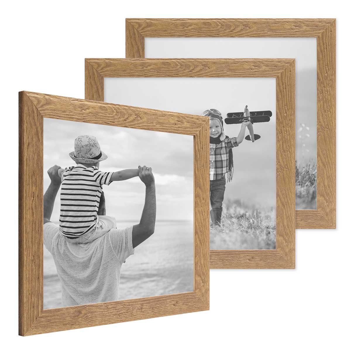 PHOTOLINI Bilderrahmen 3er Set Strandhaus Rustikal günstig online kaufen