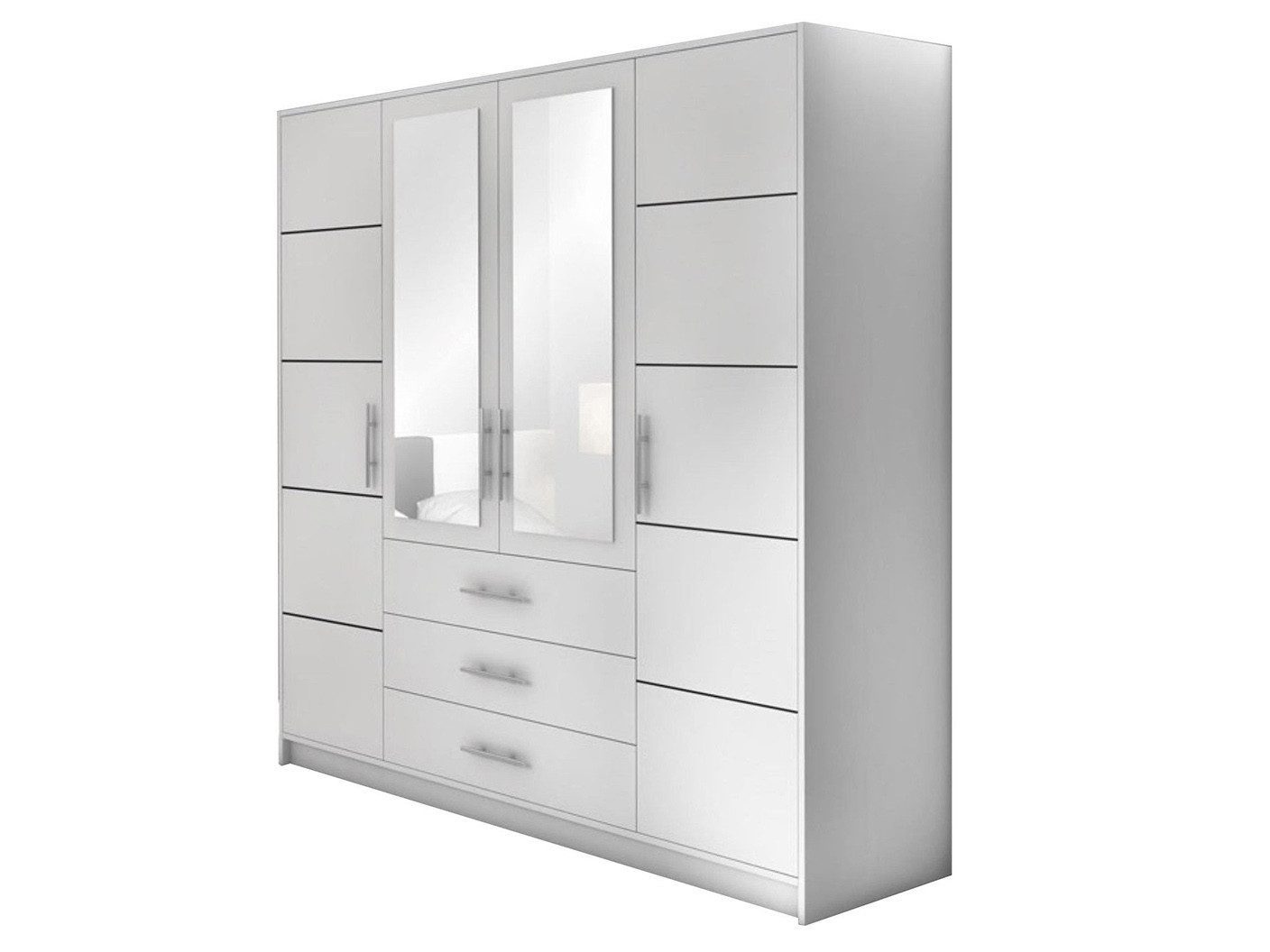 Beautysofa Kleiderschrank BALI D4 Schrank mit 4 türen