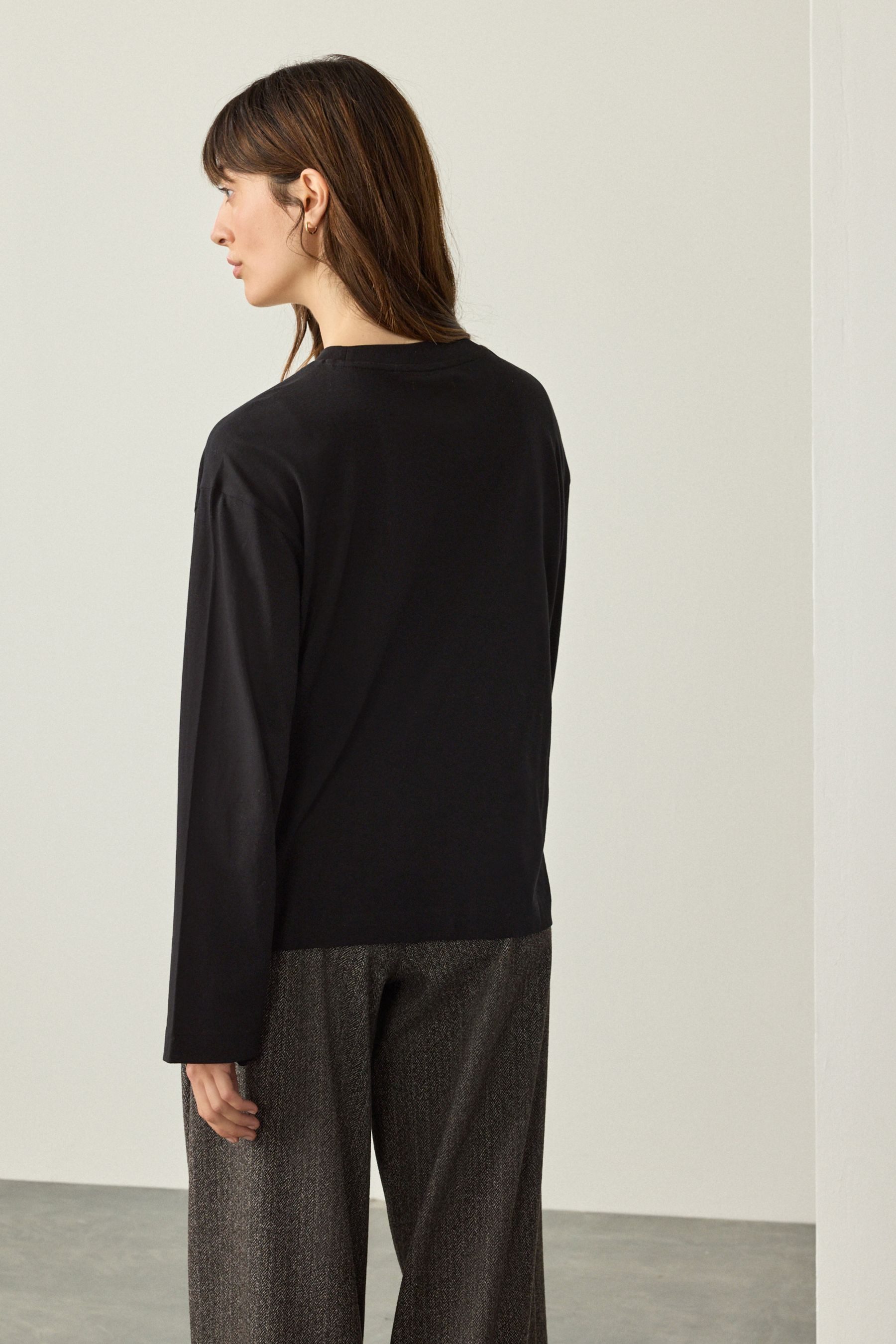 Next T-Shirt Relaxed Fit Langarmshirt mit günstig online kaufen