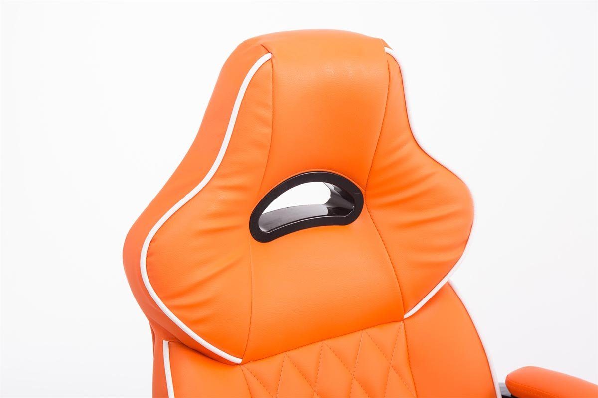 CLP Kunstleder, XXX orange höhenverstellbar Gaming BIG und drehbar Chair