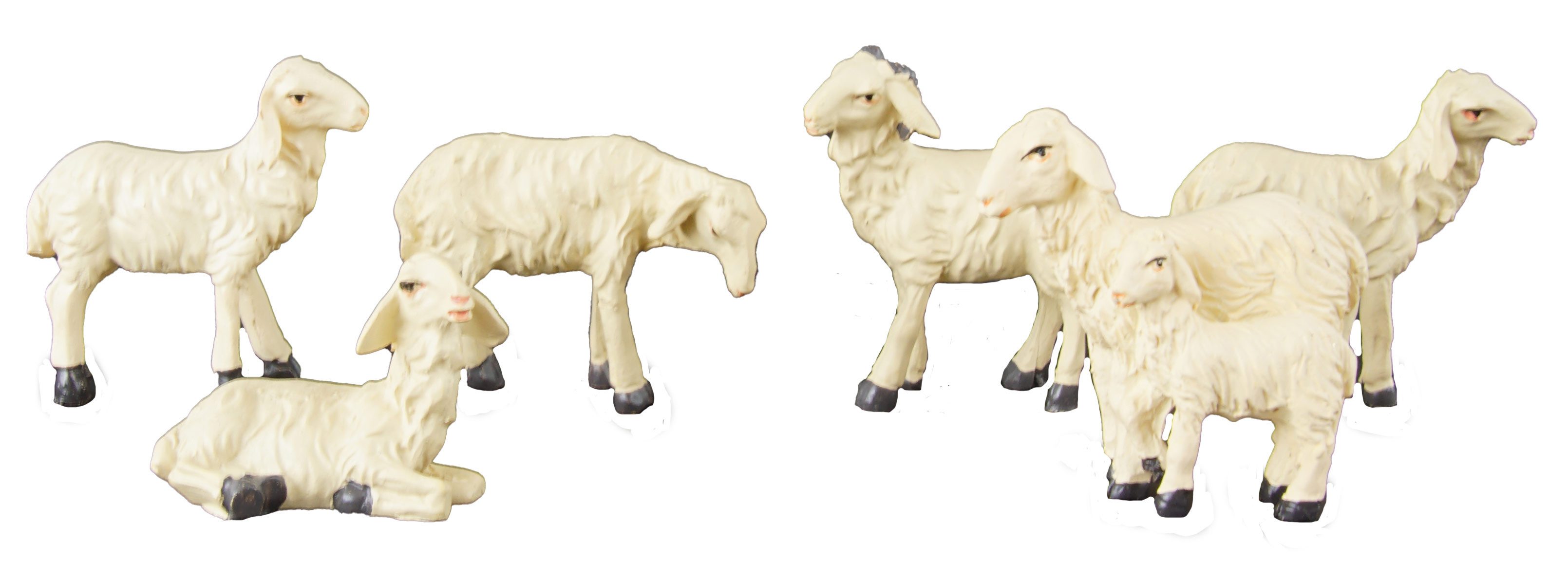 IKO Krippenfigur Krippenfiguren Schafherde 6-tlg. (6 St)