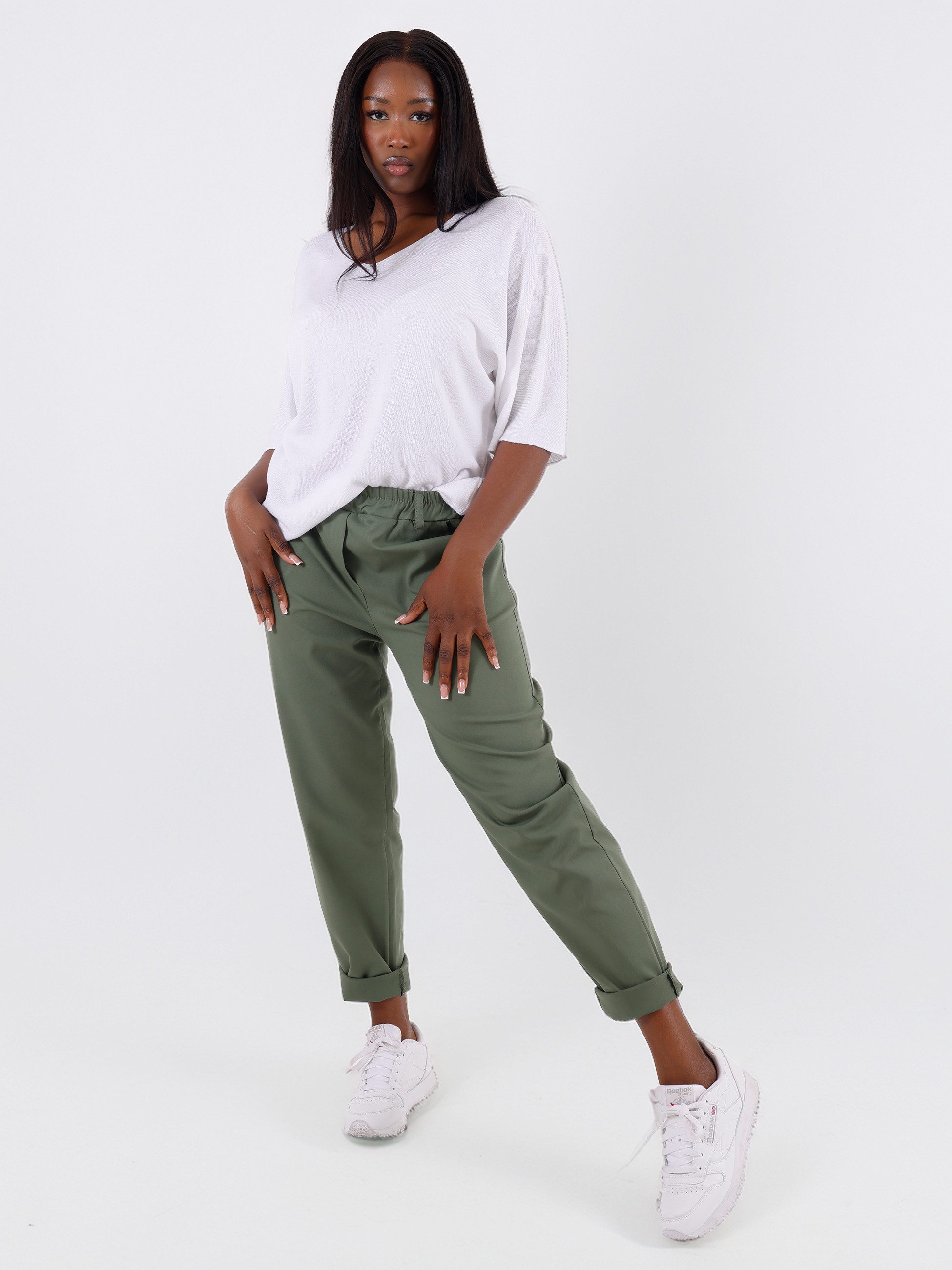 YC Fashion & Style Jogger Pants Casual & Business mit elastischem Bund One günstig online kaufen
