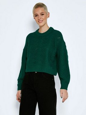 Noisy may Strickpullover (1-tlg) Lochmuster