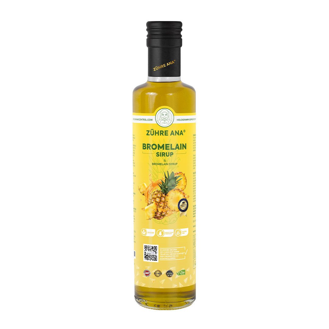 Zühre Ana® Bromelain Sirup-Natürlich Ananas – Reichhaltige und kraftvolle Formel. sirup, 250 ml