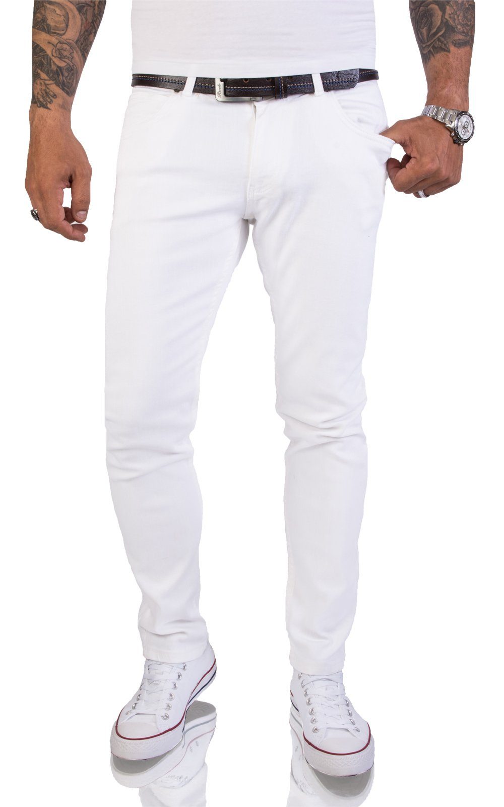 Rock Creek Slim-fit-Jeans Herren Jeans Slim günstig online kaufen