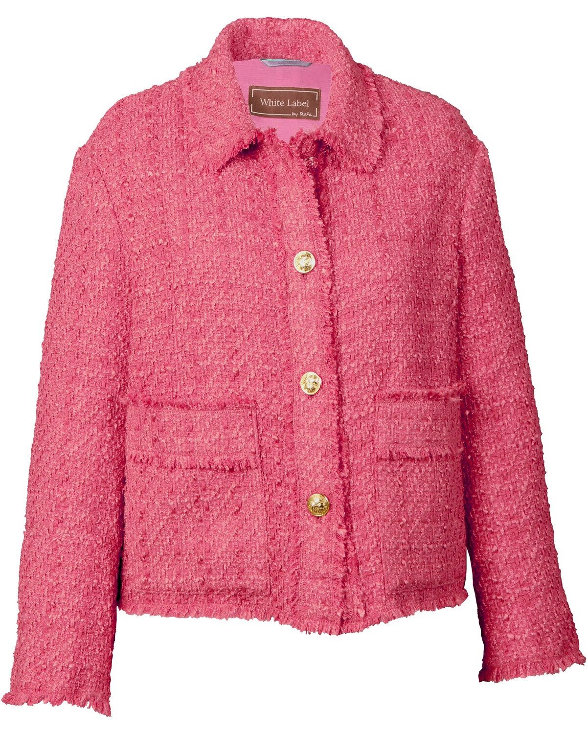 White Label Outdoorjacke Bouclé-Jacke