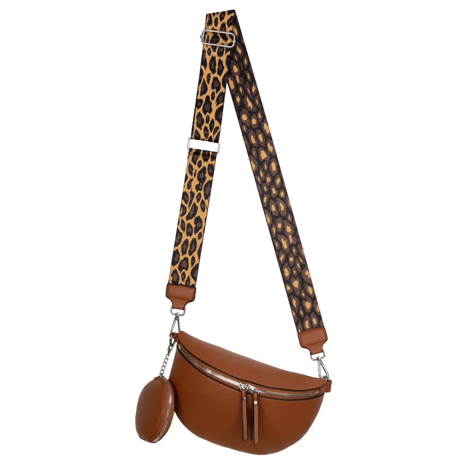 Gürteltasche Bauchtasche Umhängetasche Crossbody-Bag Kunstleder Italy-Design