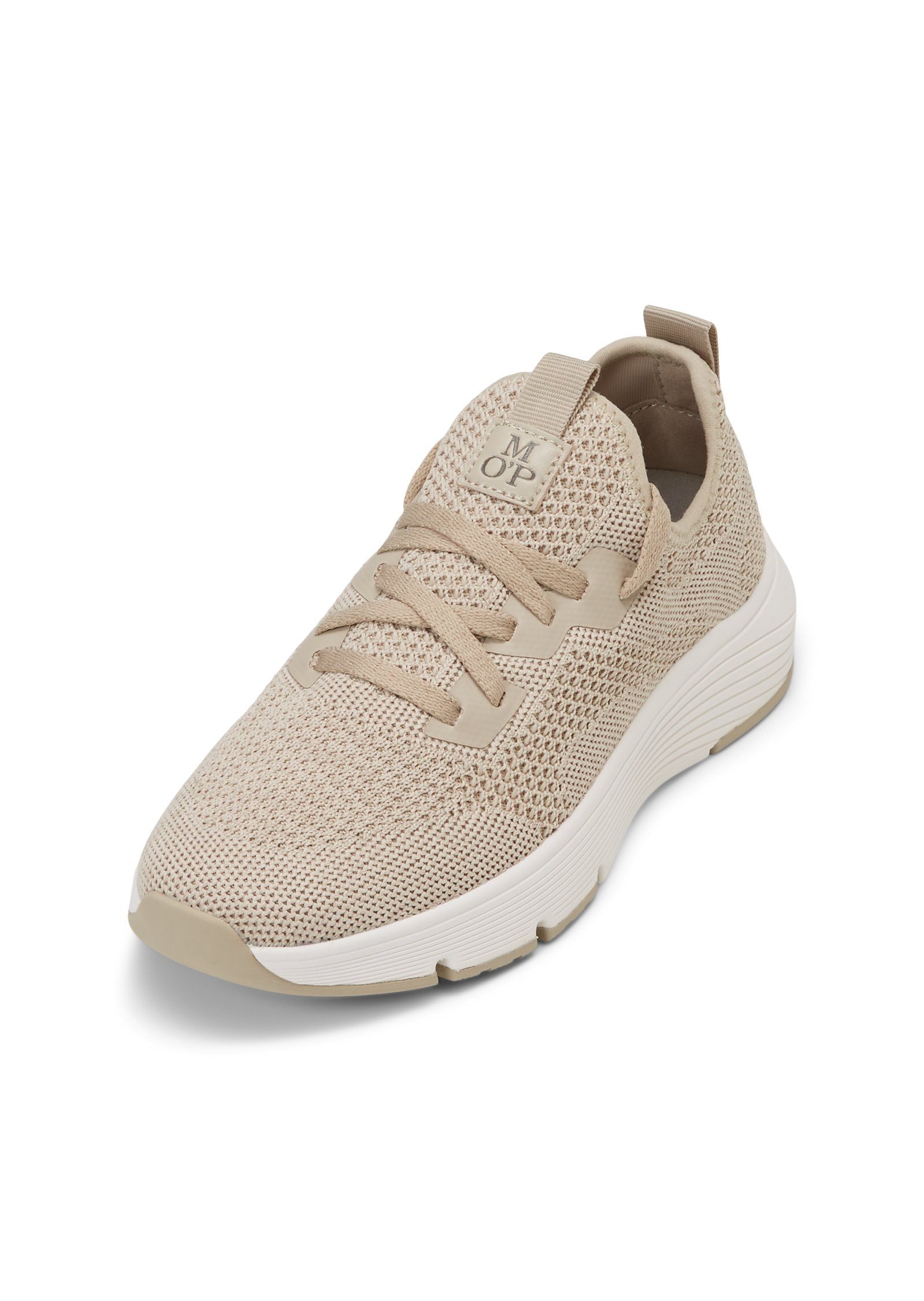 Marc O'Polo aus recyceltem Polyester Sneaker beige
