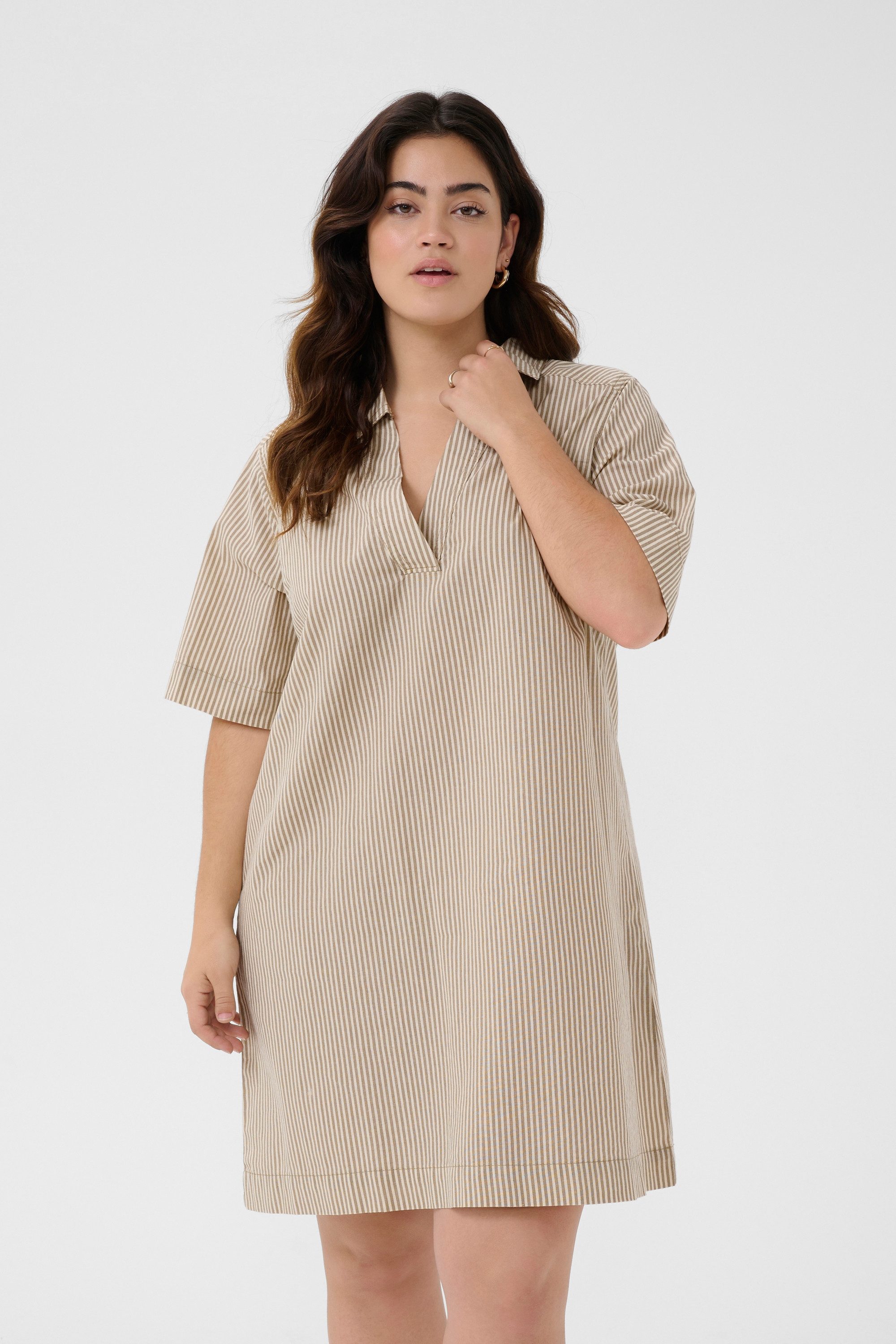 KAFFE Curve Jerseykleid Kleid KCnana Große Größen