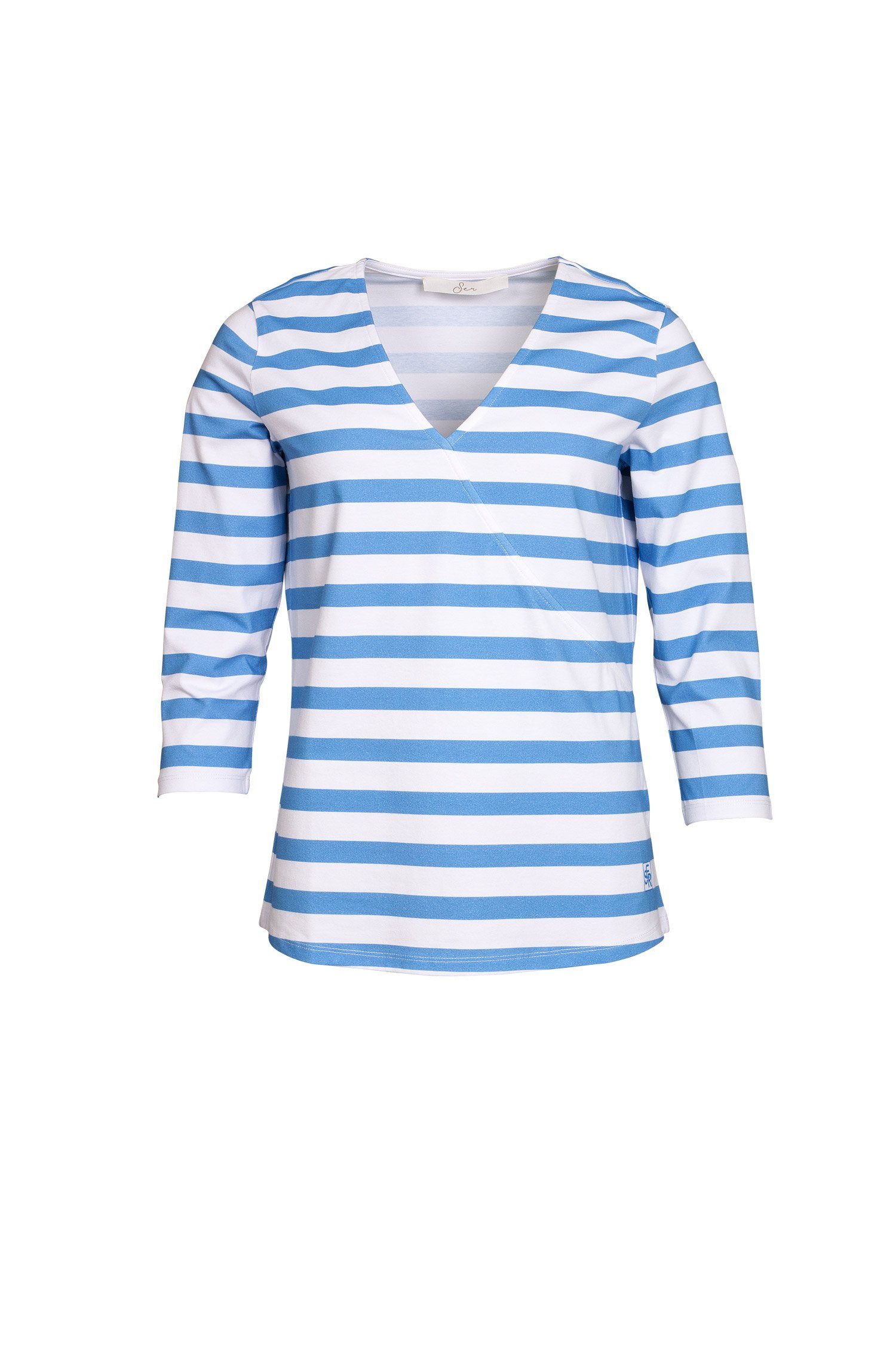 SER 3/4-Arm-Shirt Shirt, Wickeloptik W4240126 auch in großen Größen günstig online kaufen