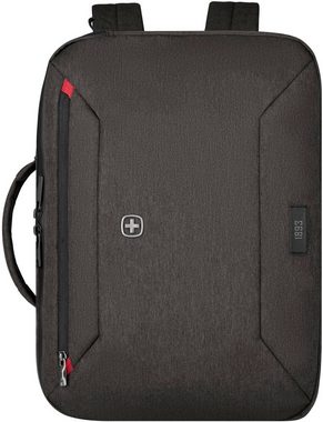 Wenger Laptoptasche Commute, grau, mit 16-Zoll Laptopfach, auch als Rucksack tragbar