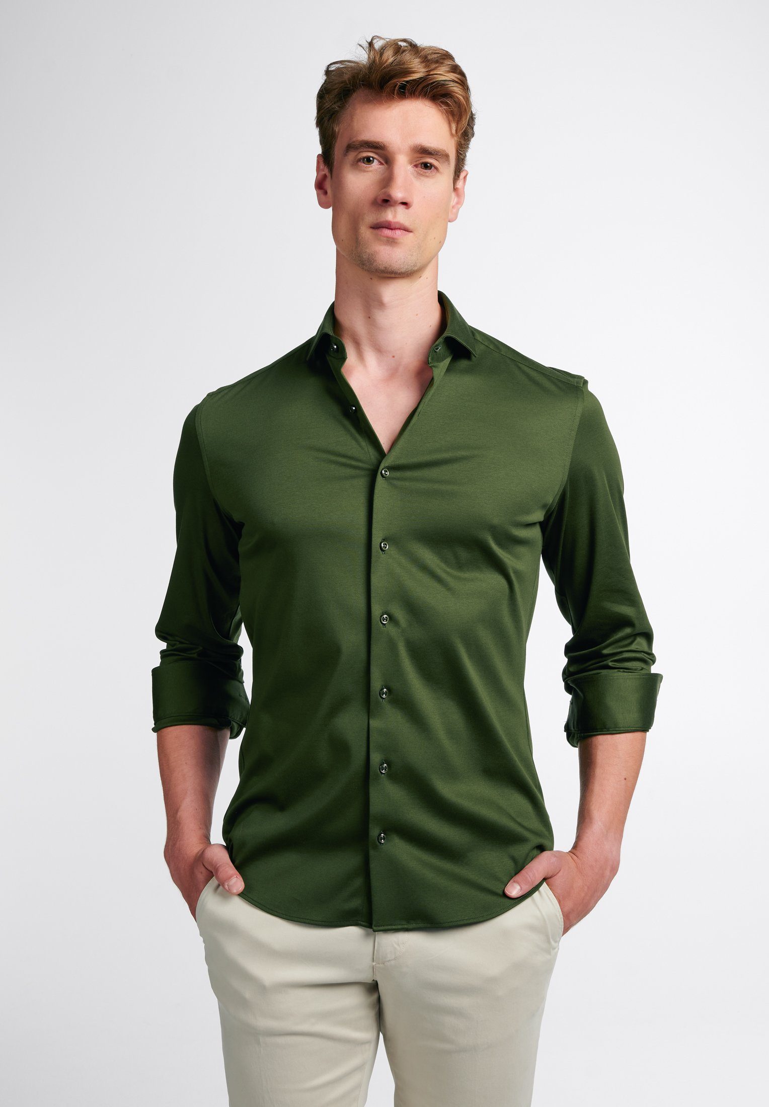 Eterna Langarmhemd SLIM FIT NON IRON günstig online kaufen