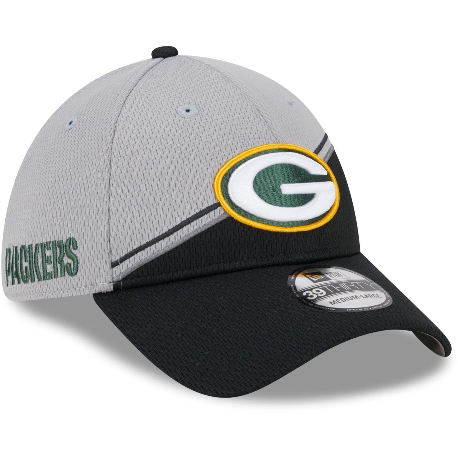 New Era Flex Cap Bay SIDELINE 2023 39Thirty Green Packers