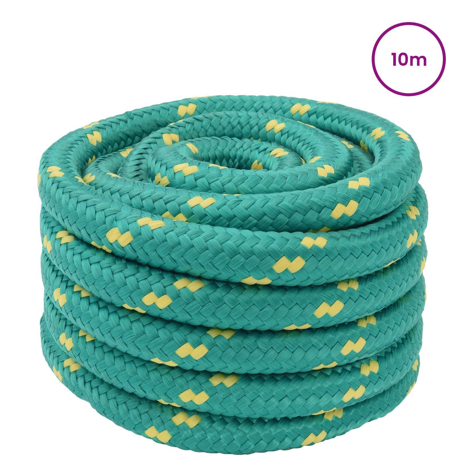 vidaXL Seil Bootsseil Grün PP (1-tlg)
