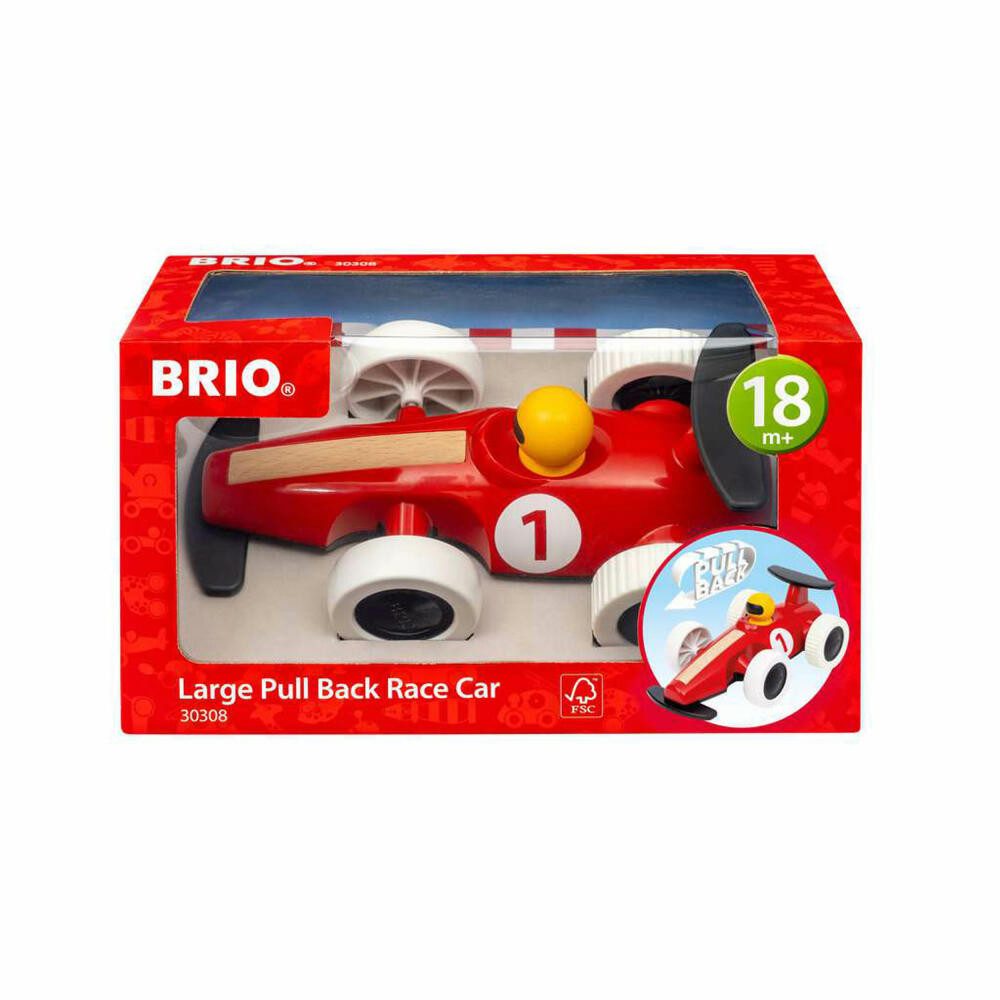 BRIO® Spielzeug-Auto Großer Rennwagen mit Rückziehmotor