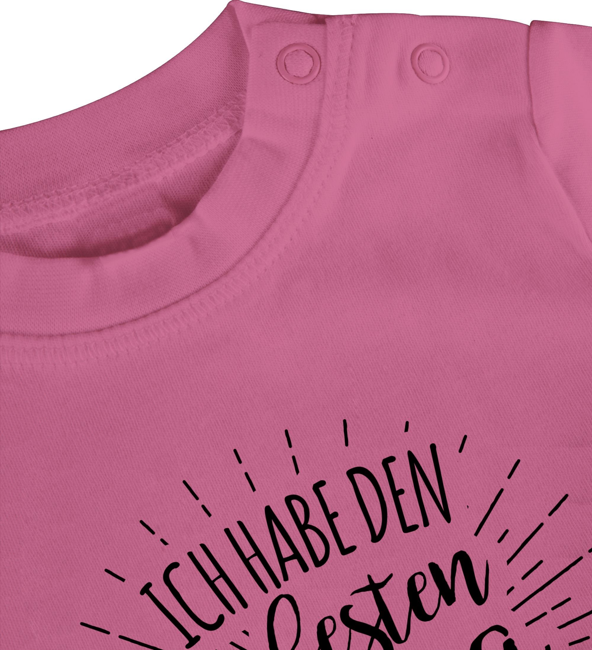 Shirtracer T-Shirt Ich habe den Pink Vatertag besten Baby Geschenk 3 Welt der Papa