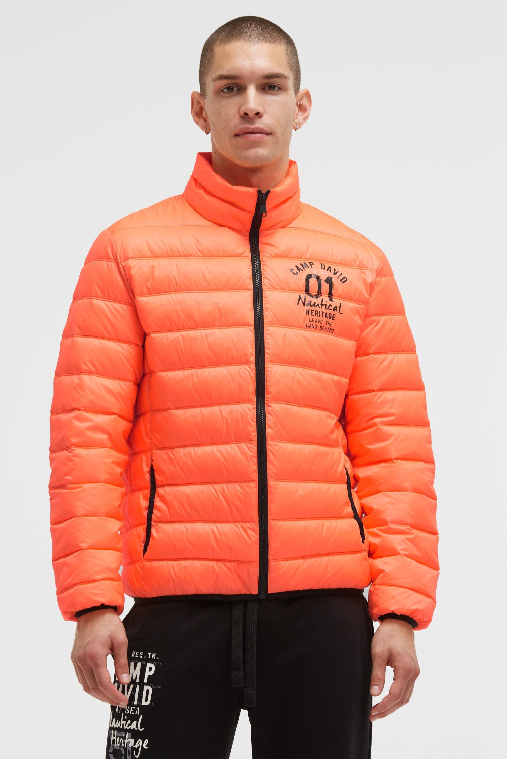 CAMP DAVID Outdoorjacke mit elastischem Saumabschluss günstig online kaufen