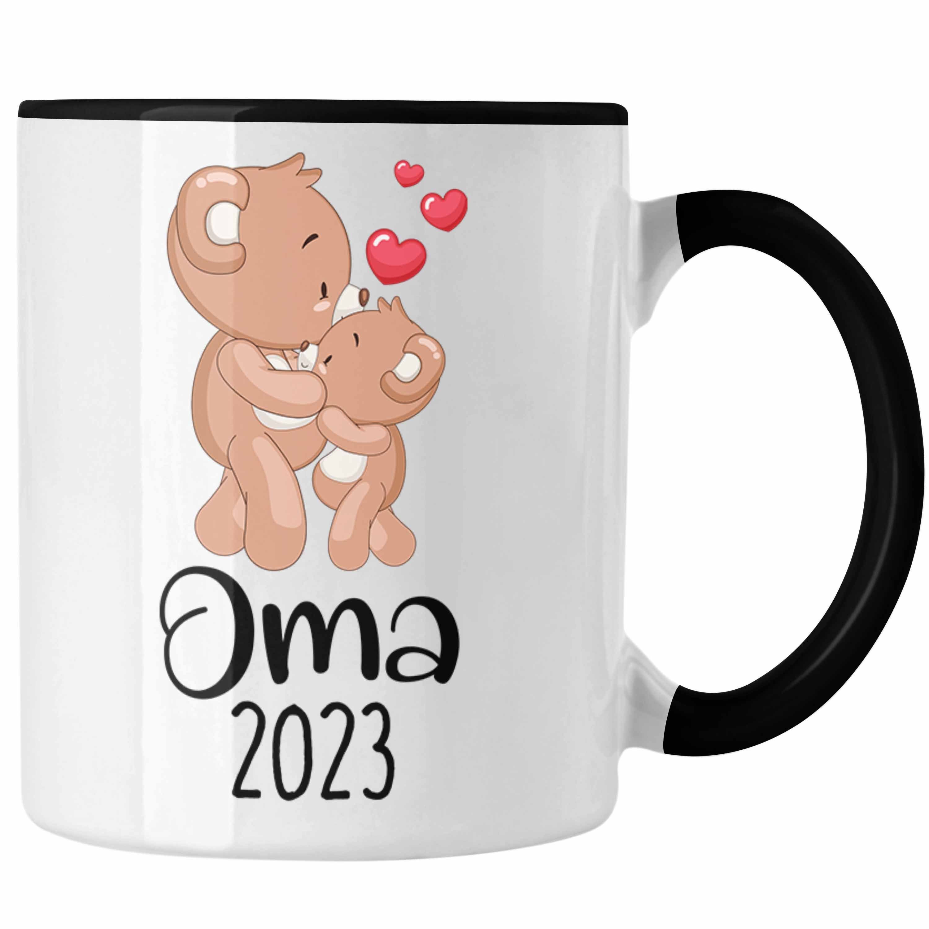 Schwarz 2023 Oma Trendation Tasse Schwangerschaft Du Trendation Geschenk - Tasse Wirst