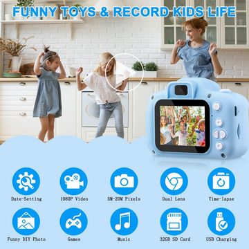GREPRO für Jahre Jungen und mädchen Weihnachten Spielzeug Kinderkamera (20 MP, HD Anti-Drop Fotoapparat)