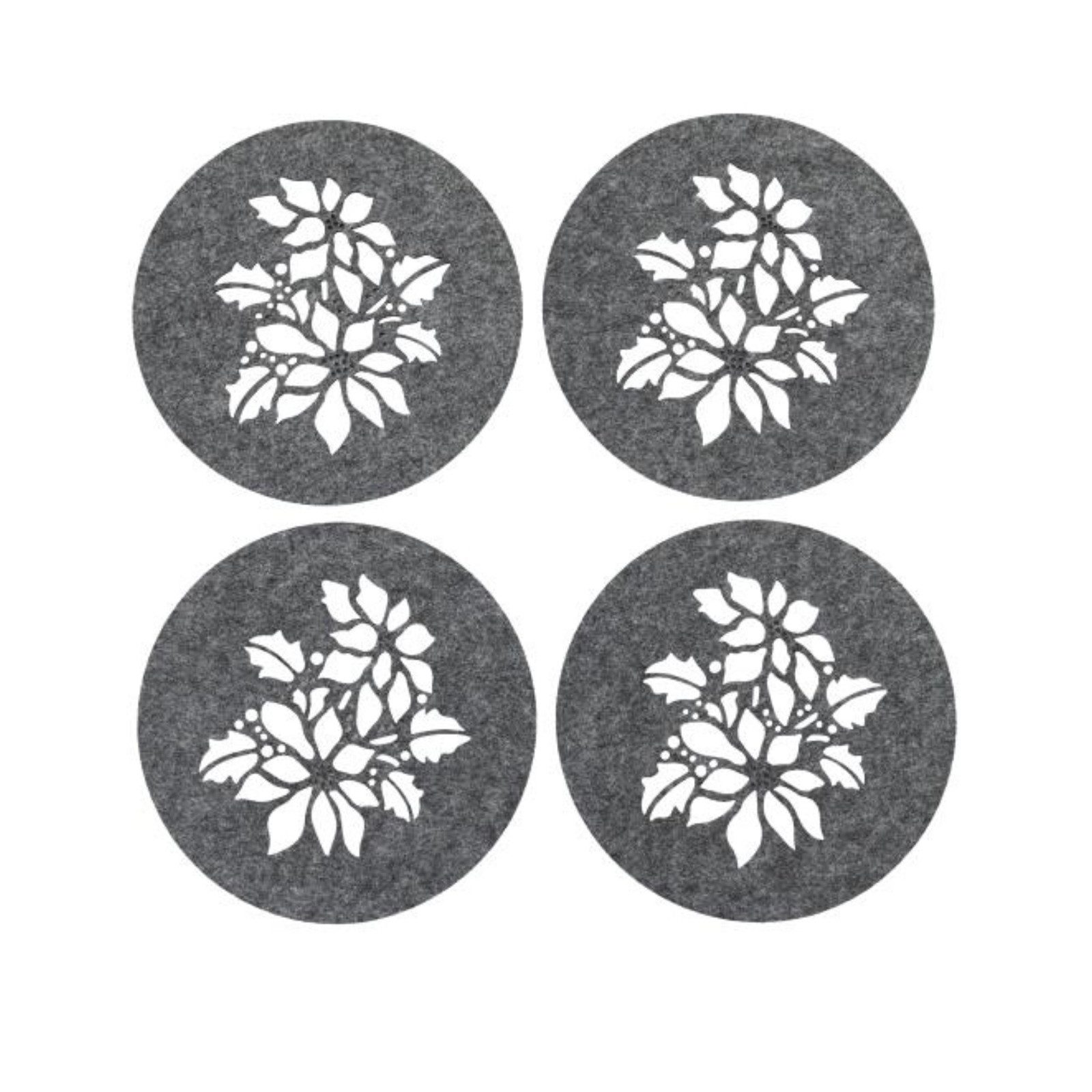 HTI-Living Platzset Platzset 4-teilig Filz mit Blumendruck, (Set, 4-St., 4 günstig online kaufen