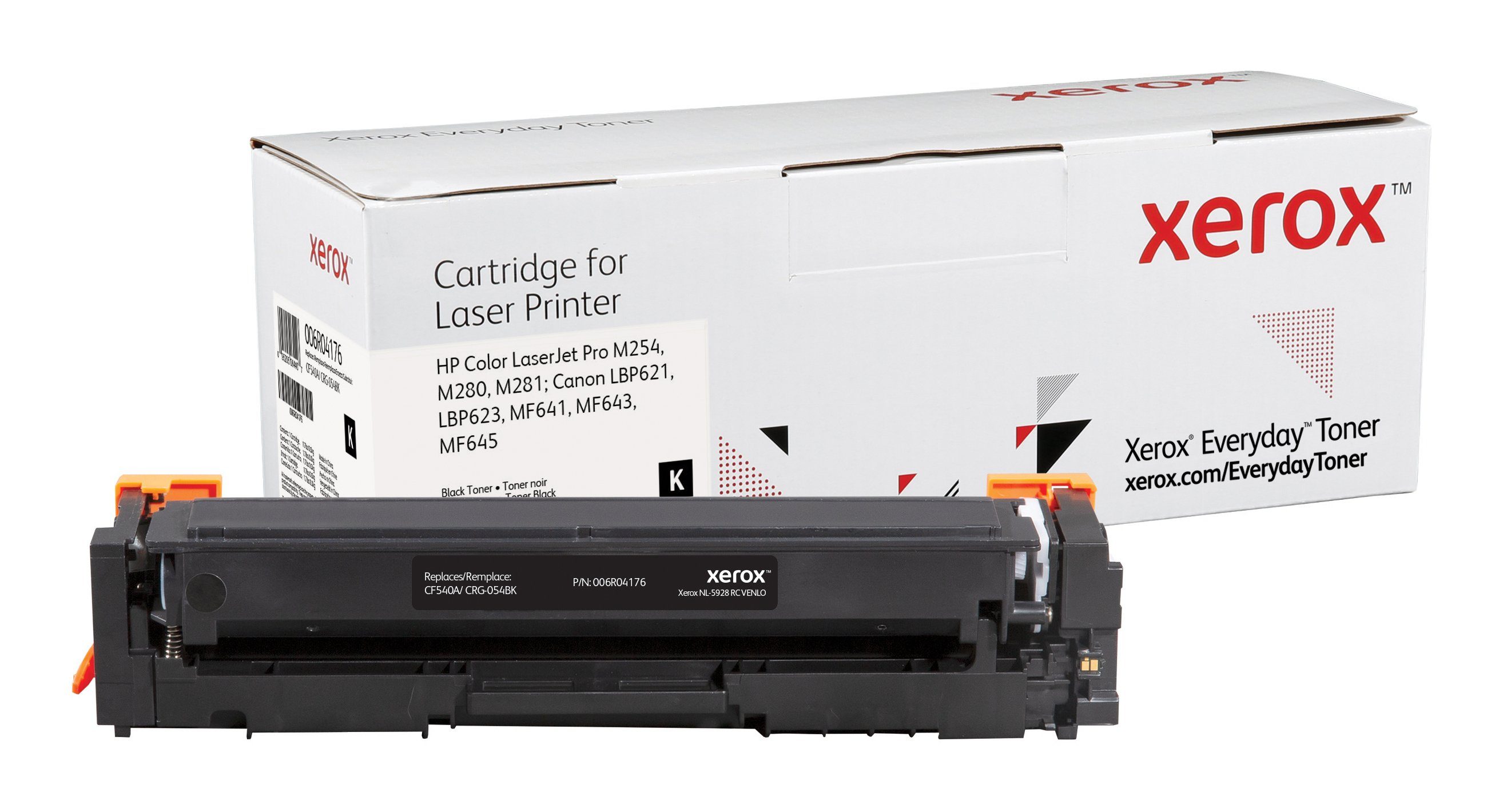 Xerox Tonerpatrone Everyday kompatibel HP Toner (CF540A/CRG-054BK) mit 202A Schwarz