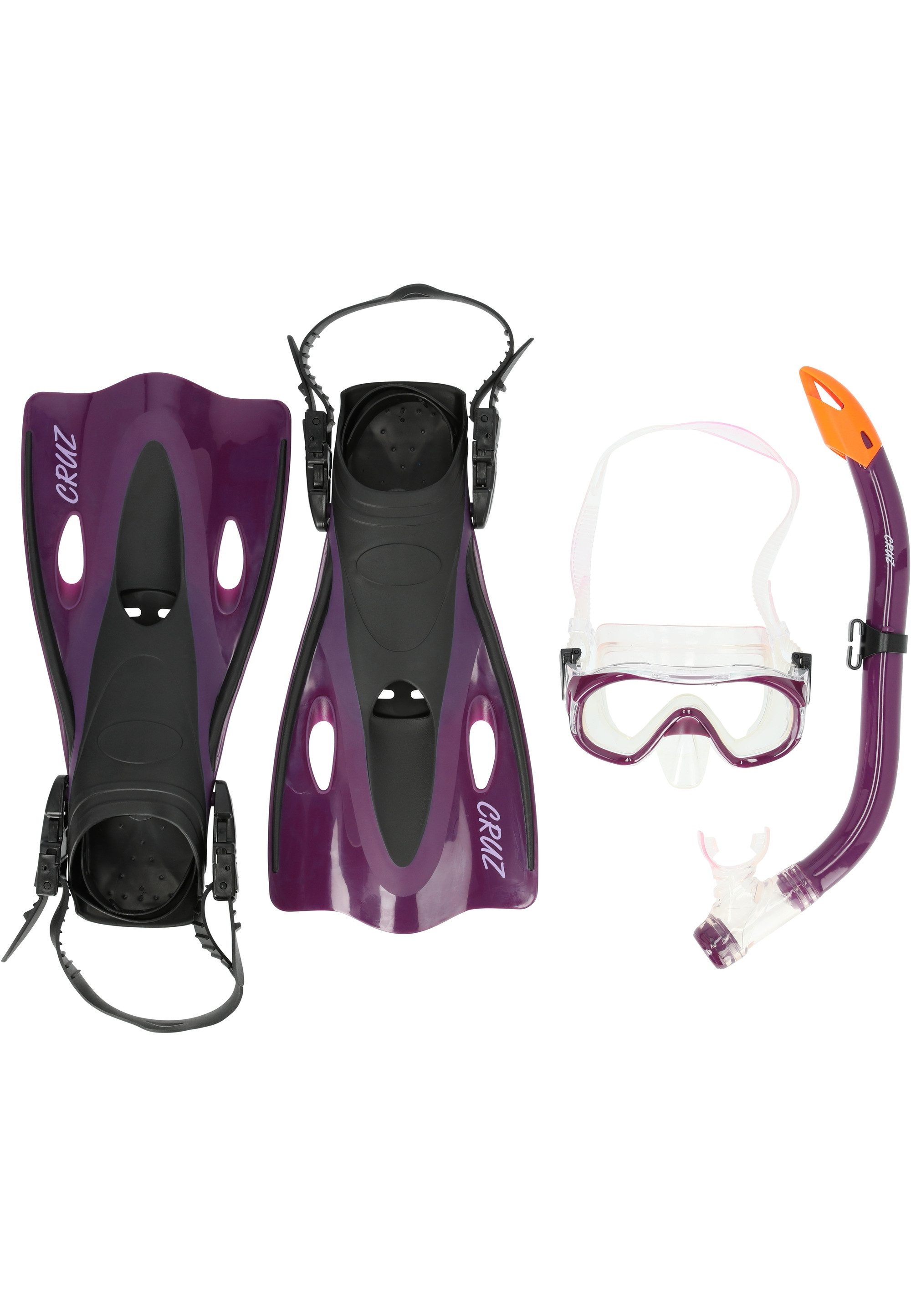 CRUZ Taucherbrille Cebu, mit Ласти, Schnorchel und Taucherbrille
