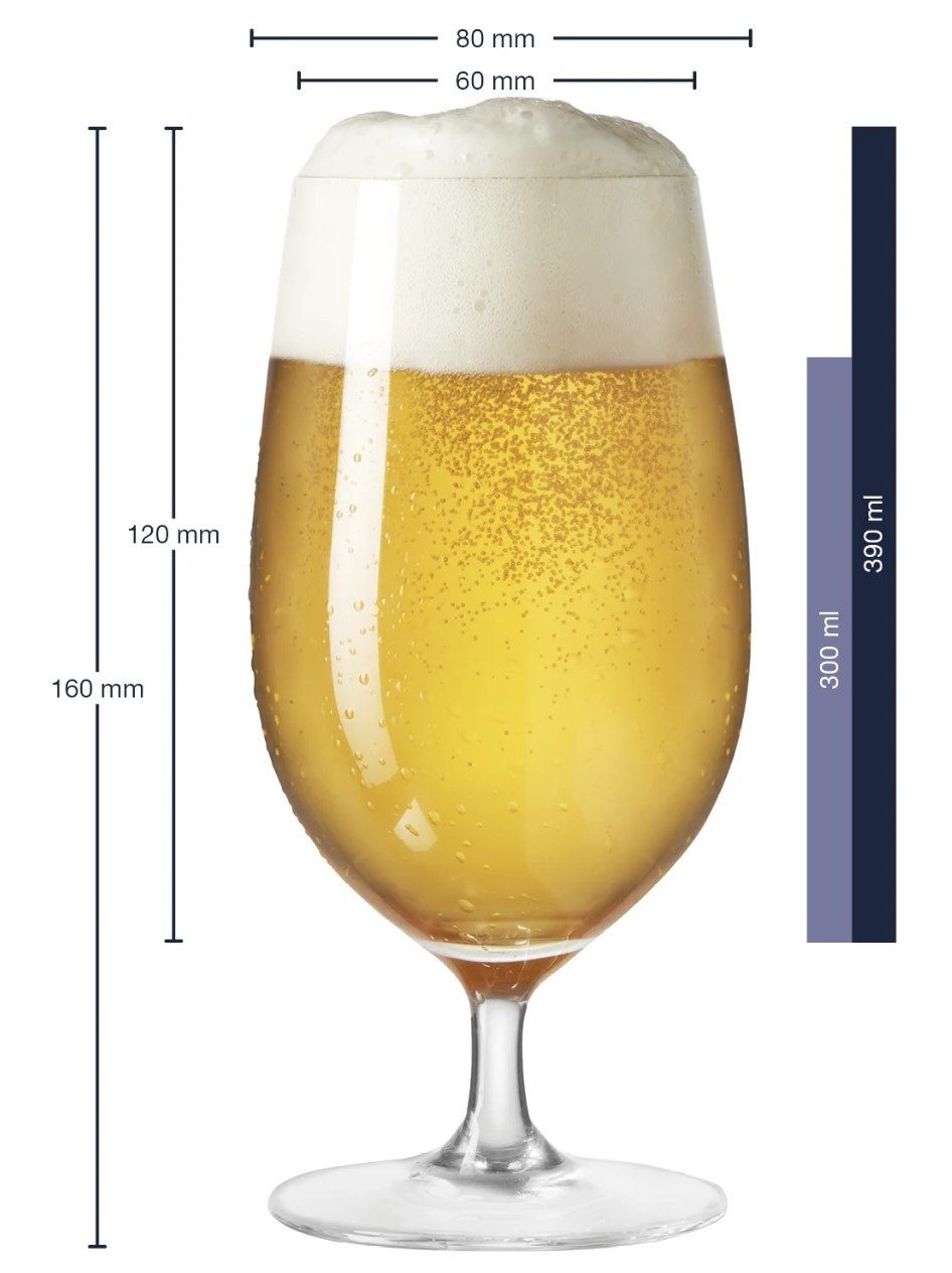 LEONARDO Bierglas, Kristallglas, Spülmaschinenfest