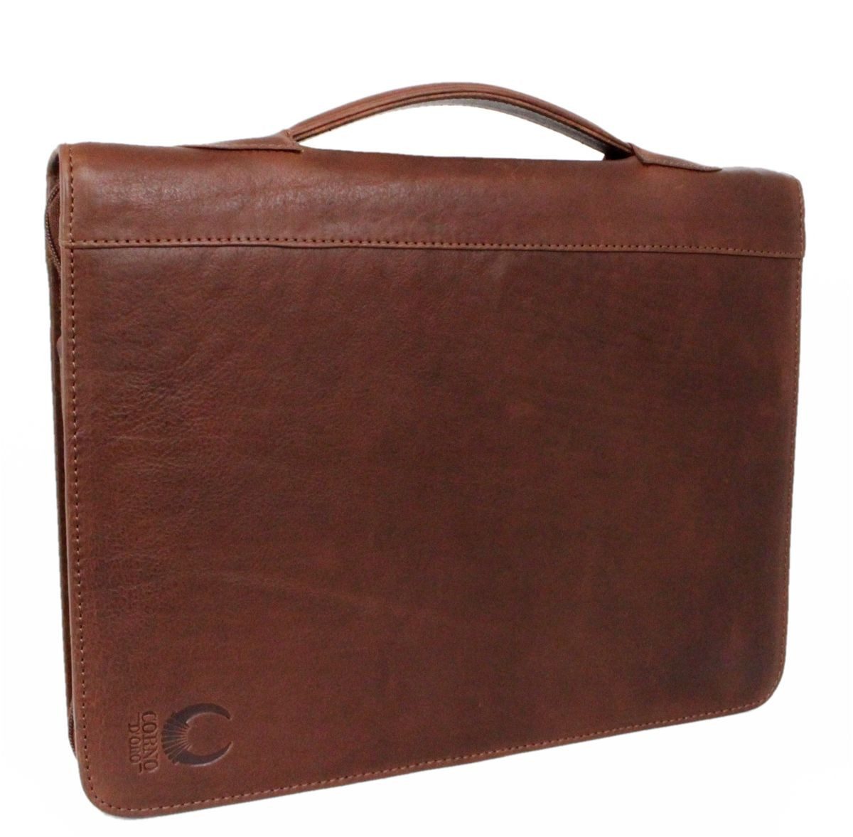 Corno d´Oro Aktenmappe Leder Din A4 Dokumentenmappe mit Griff für 12 Zoll i günstig online kaufen