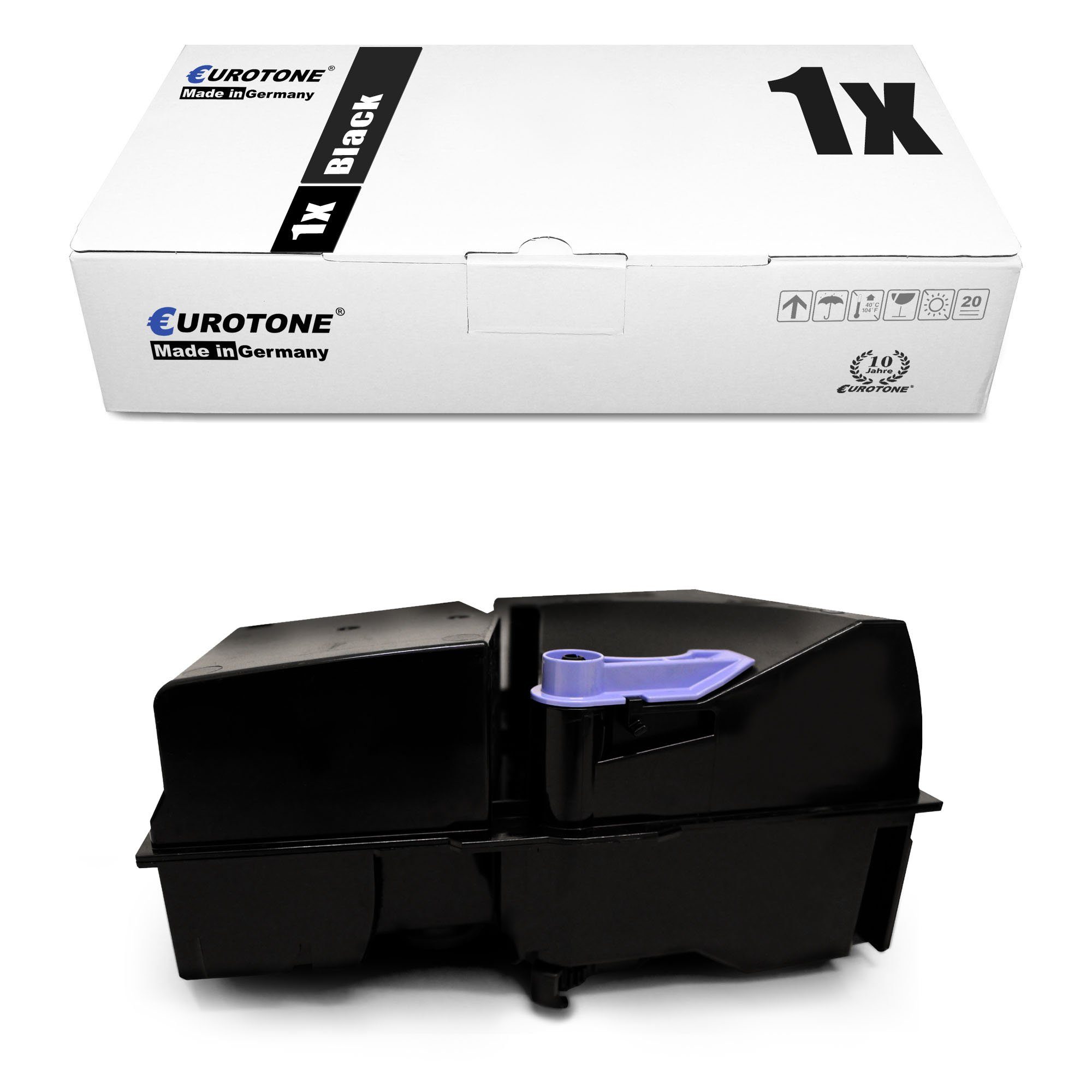 Eurotone Tonerkartusche Toner ersetzt Kyocera 1T02HP0EU0 TK-820K Black