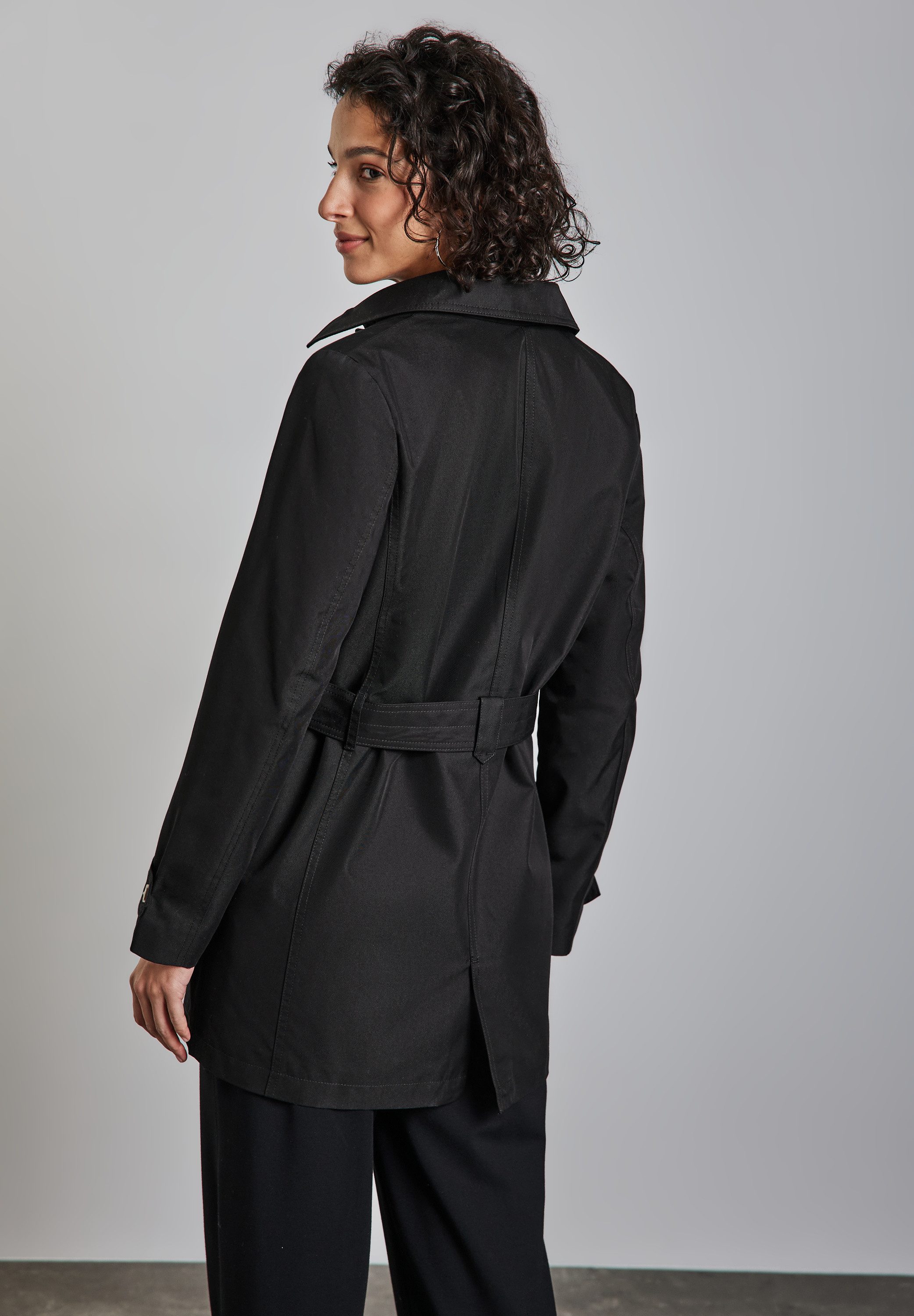 STREET ONE Trenchcoat mit Bindegürtel günstig online kaufen