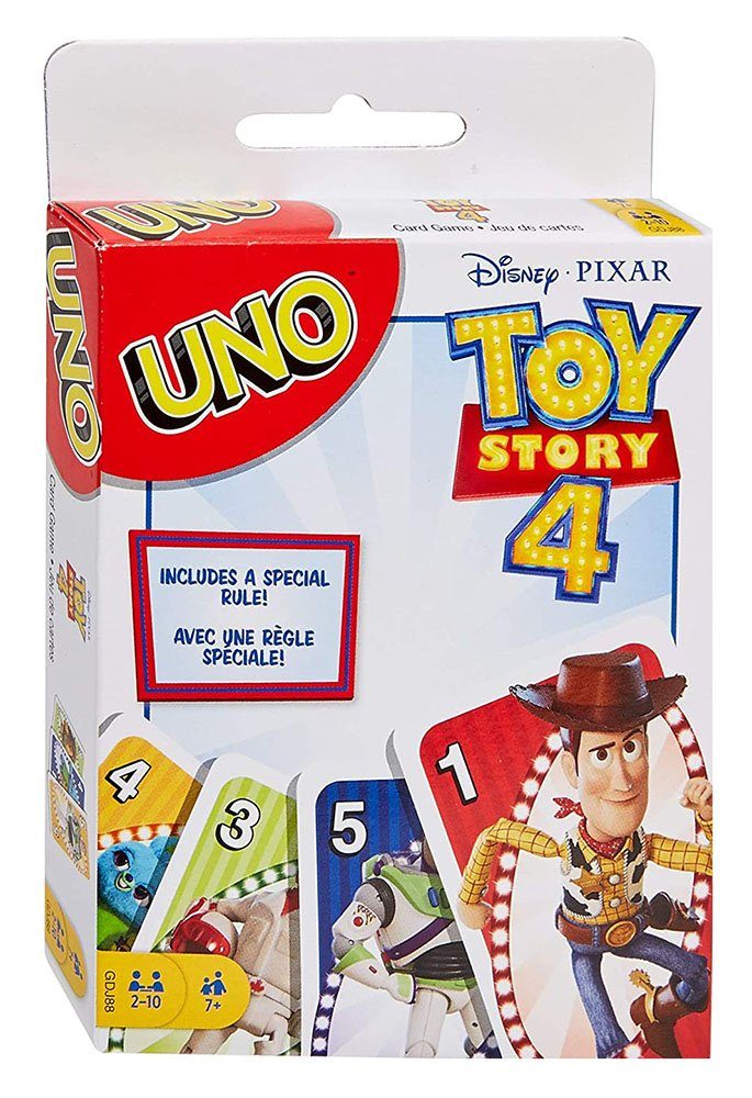 Mattel games Spiel GDJ88 - UNO Disney Pixar Игрушечная История 4 Kartenspiel, Kartenspiel