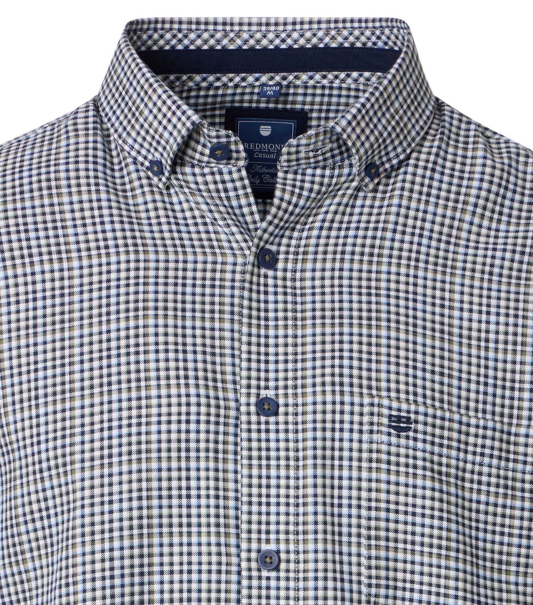 Redmond Langarmhemd 251060111 Button-Down-Kragen