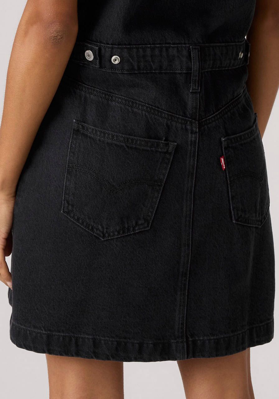 Levi's® Jeanskleid WESTERN DRESS Durchgehender Druckknopfverschluss