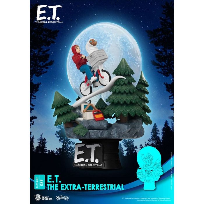 Beast Kingdom Toys Sammelfigur E.T. Der Außerirdische Iconic Scene Diorama - Disney