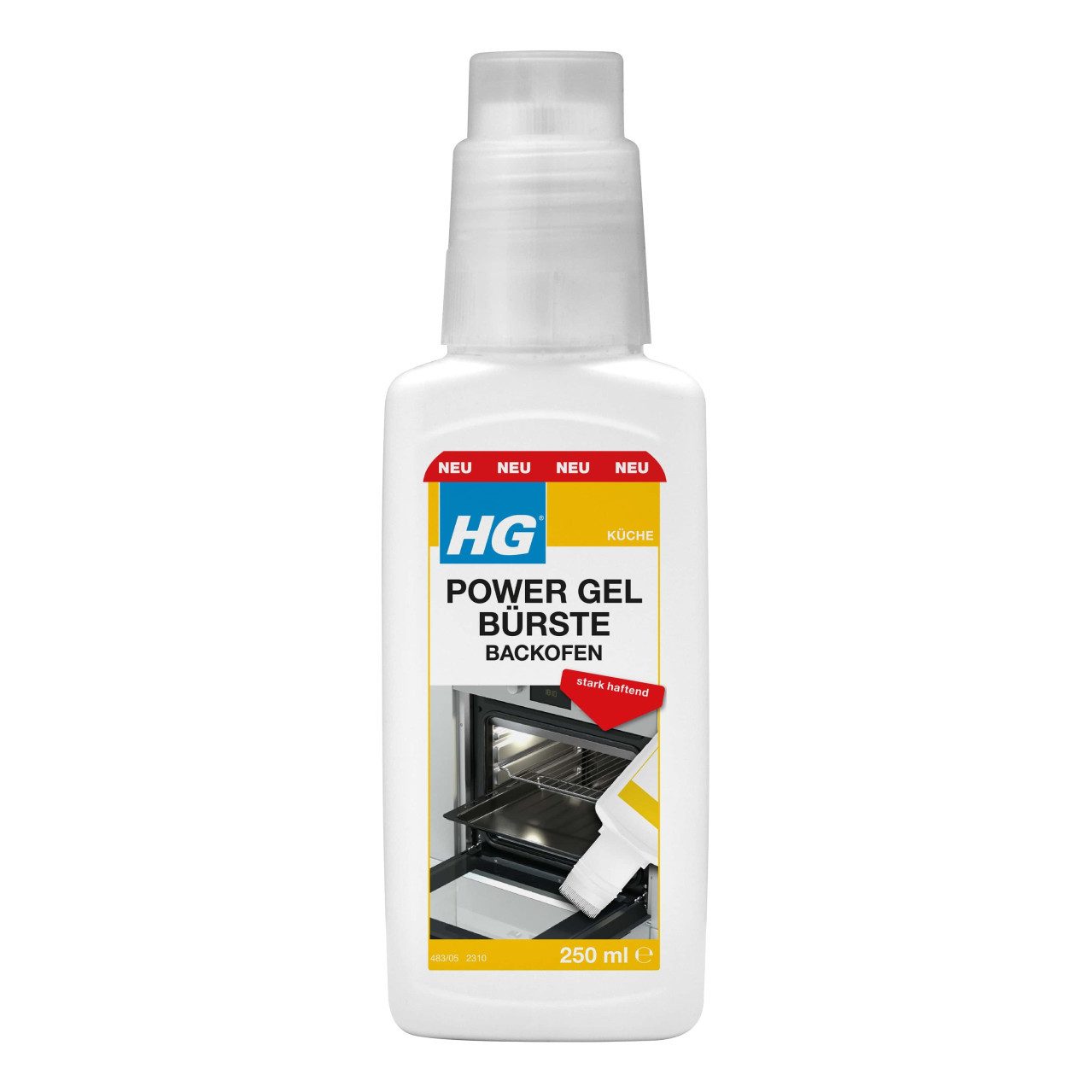HG International B.V. HG Backofen Power Gel Bürste 250 ml Backofenreiniger