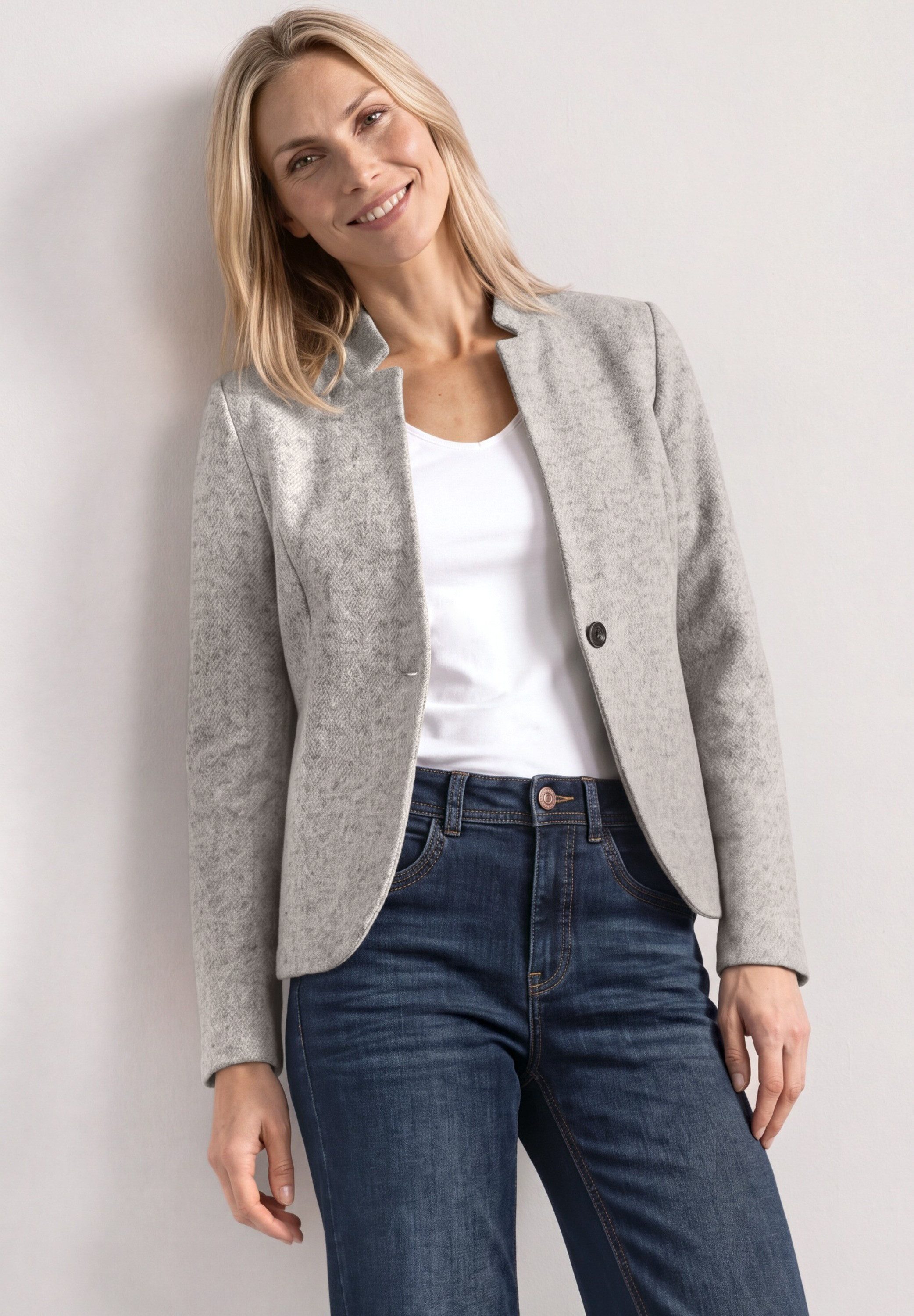 STREET ONE Kurzblazer mit Reverskragen