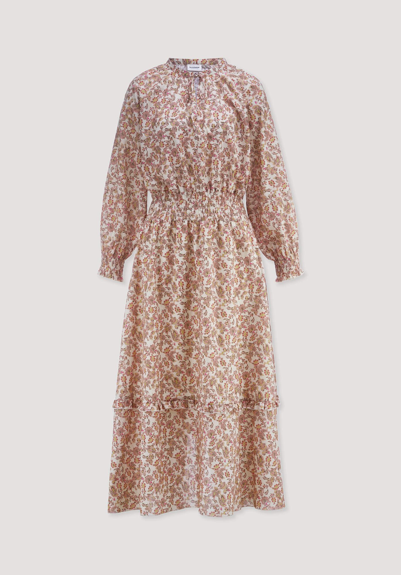 Hessnatur A-Linien-Kleid aus reiner Bio-Baumwolle (1-tlg)